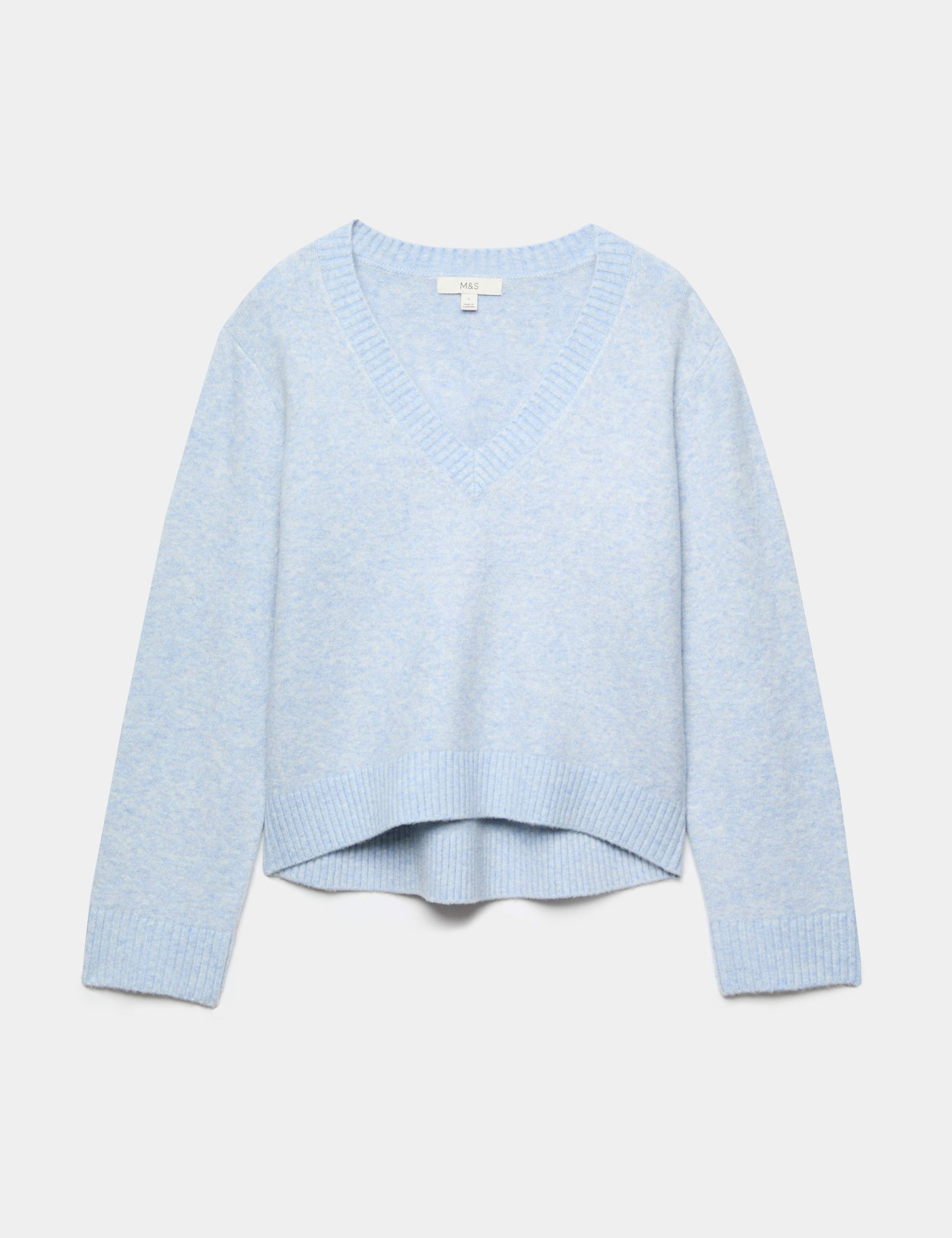 V-Neck Relaxed Jumper With Wool 2 of 6