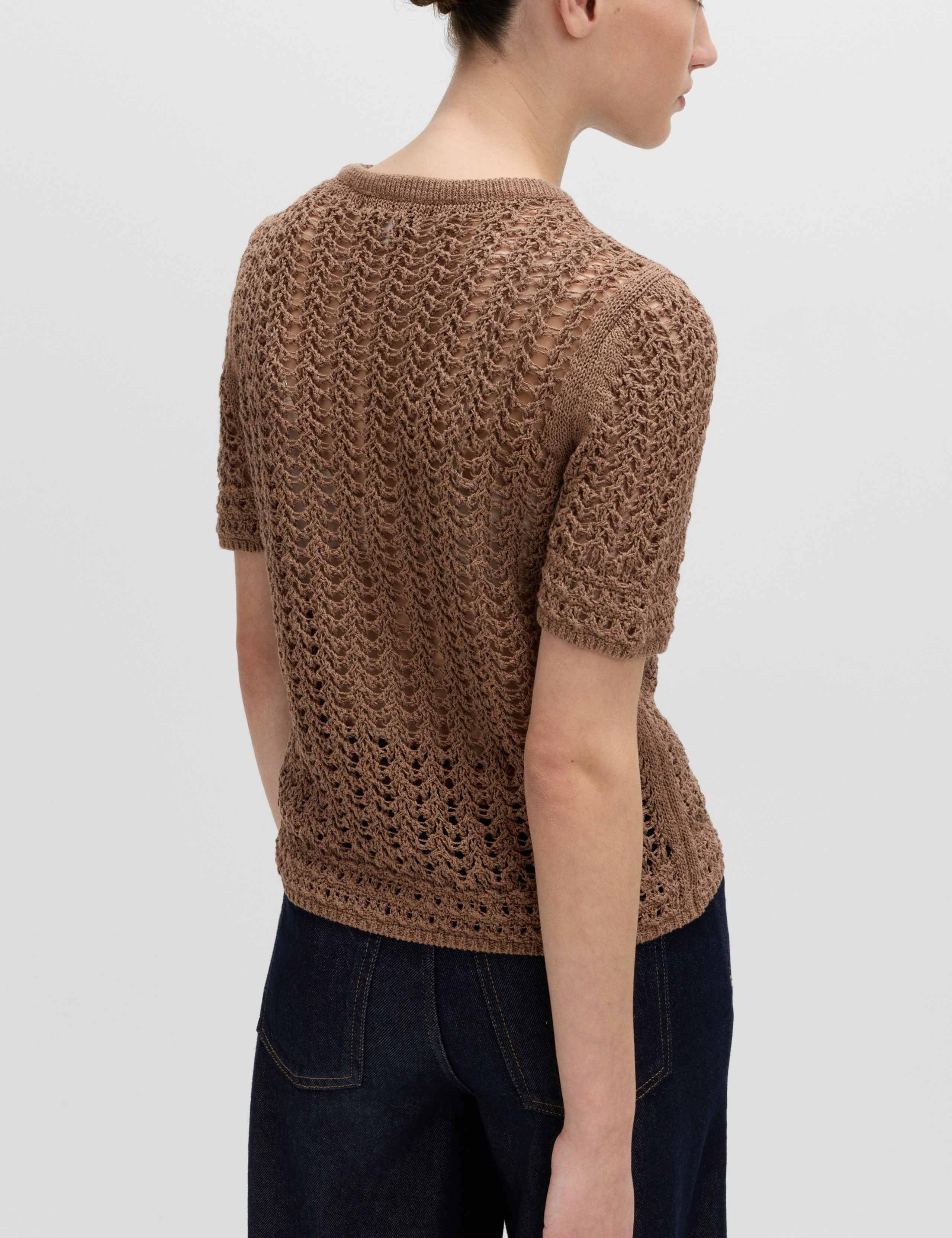 Cotton Rich Textured Knitted Top 6 of 6