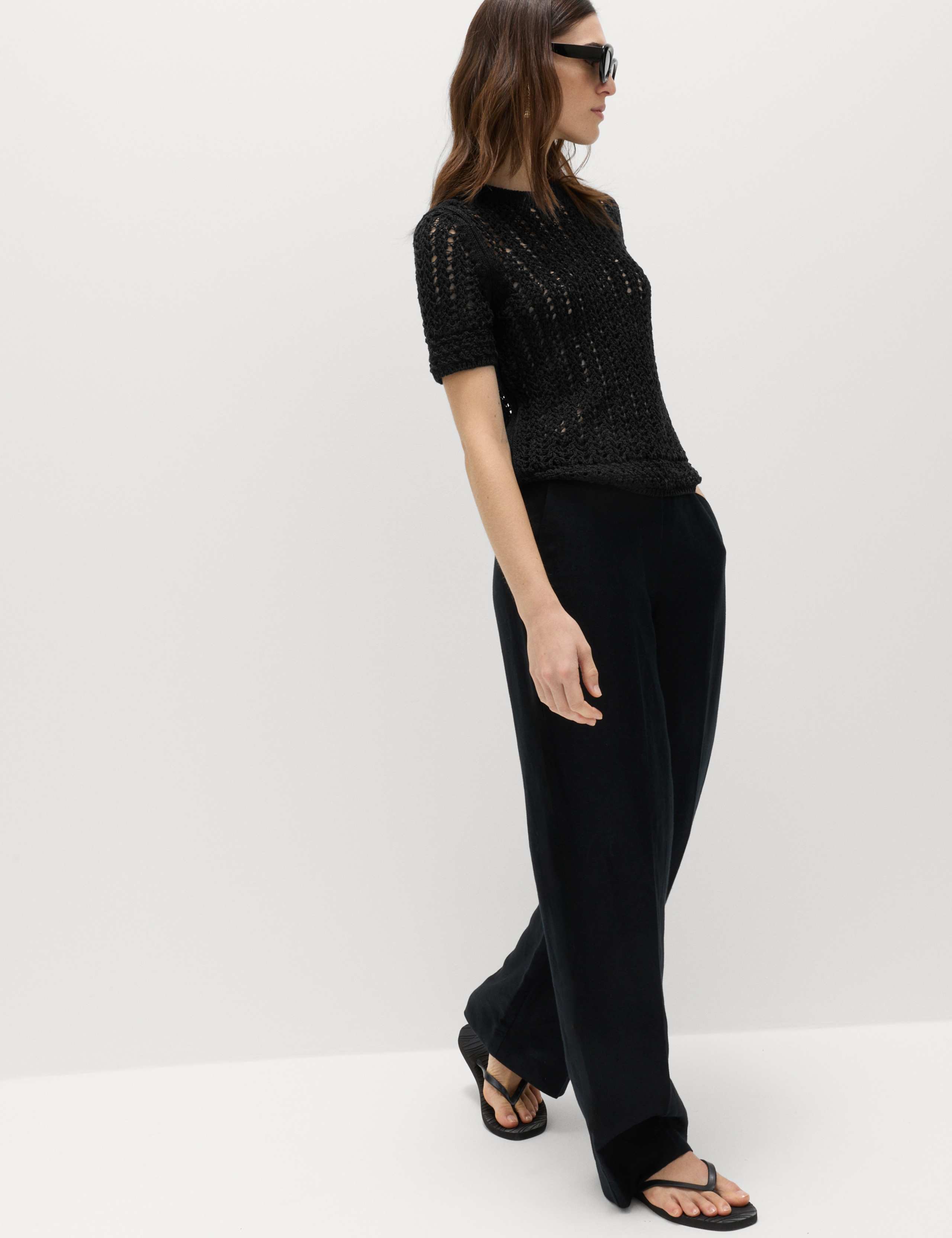 Cotton Rich Textured Knitted Top 6 of 6