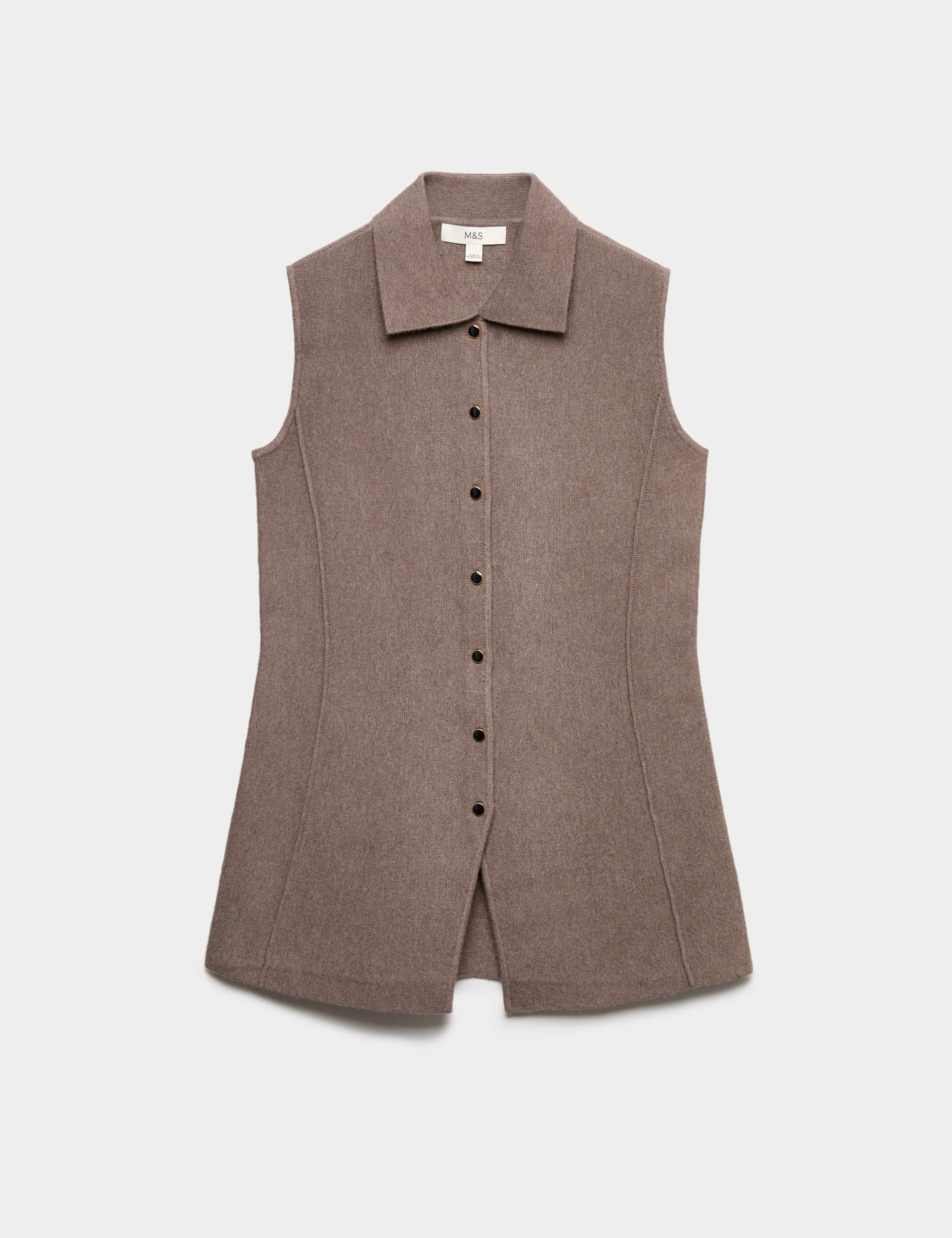 Soft Touch Longline Knitted Waistcoat 2 of 5