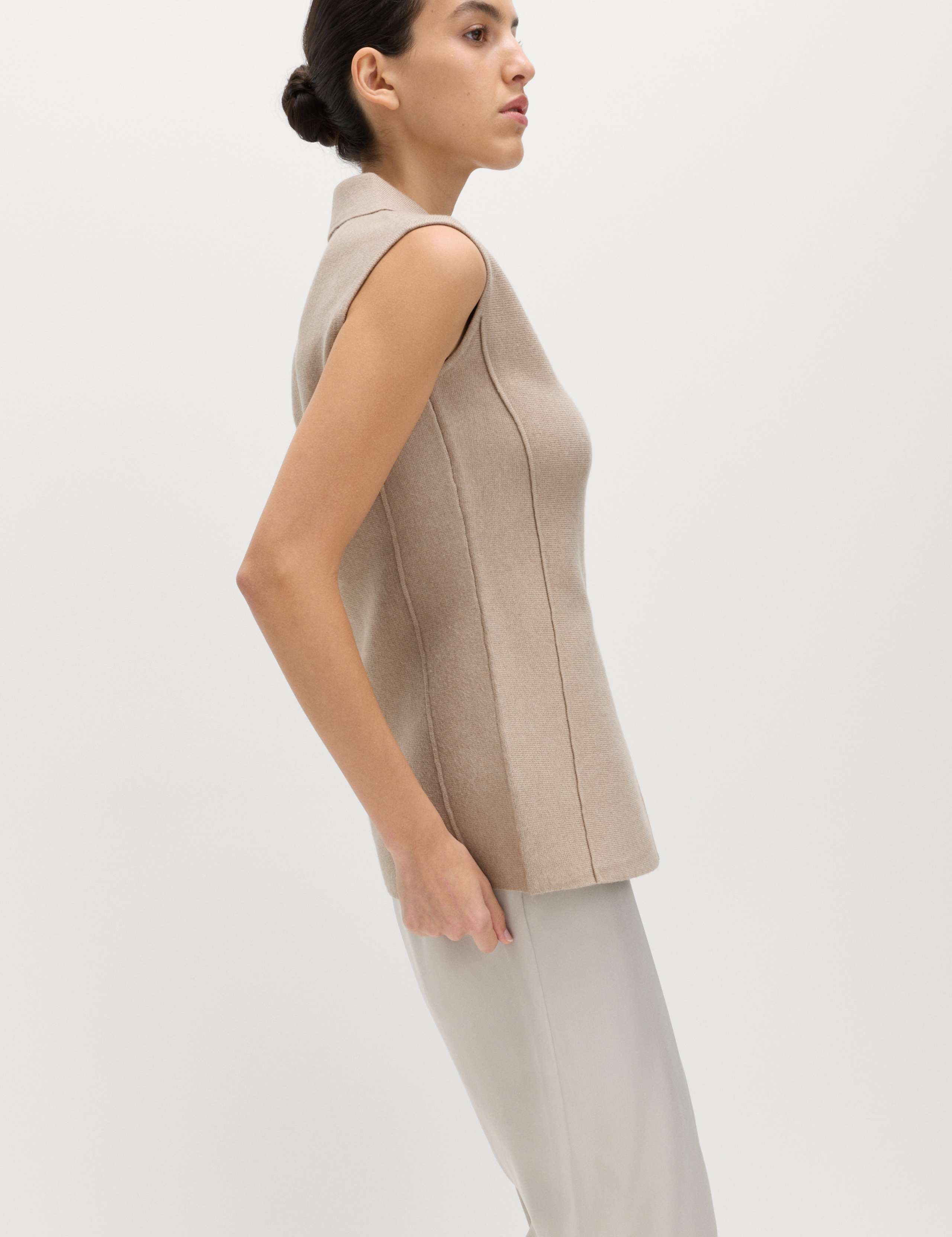 Soft Touch Longline Knitted Waistcoat 3 of 6