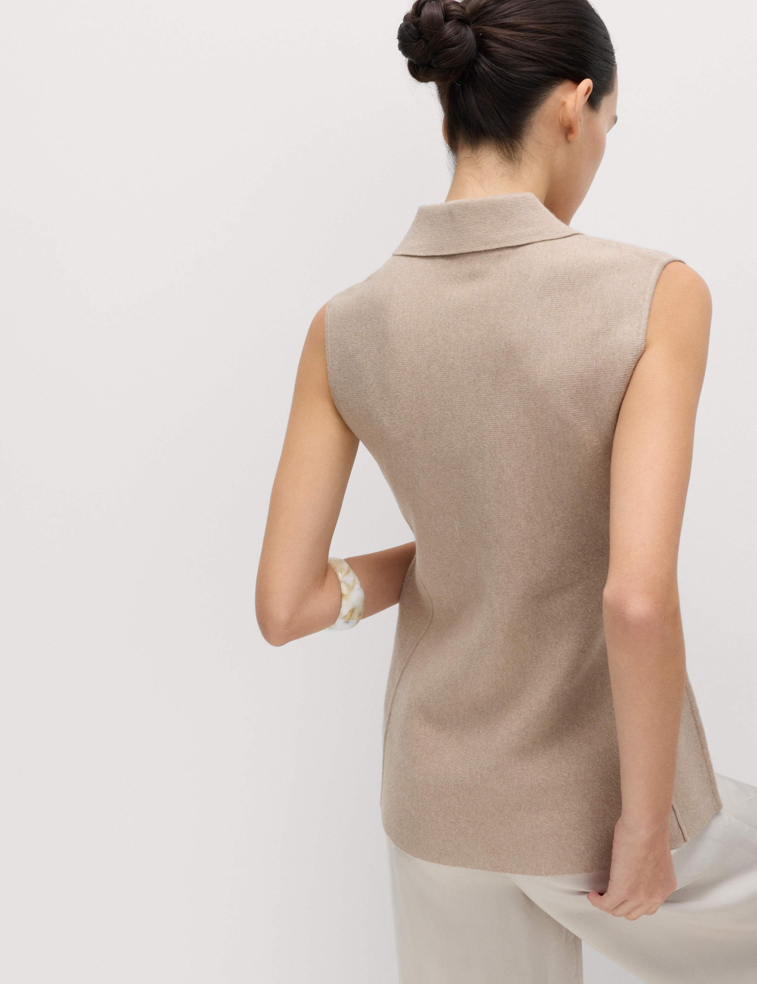 Soft Touch Longline Knitted Waistcoat 5 of 6