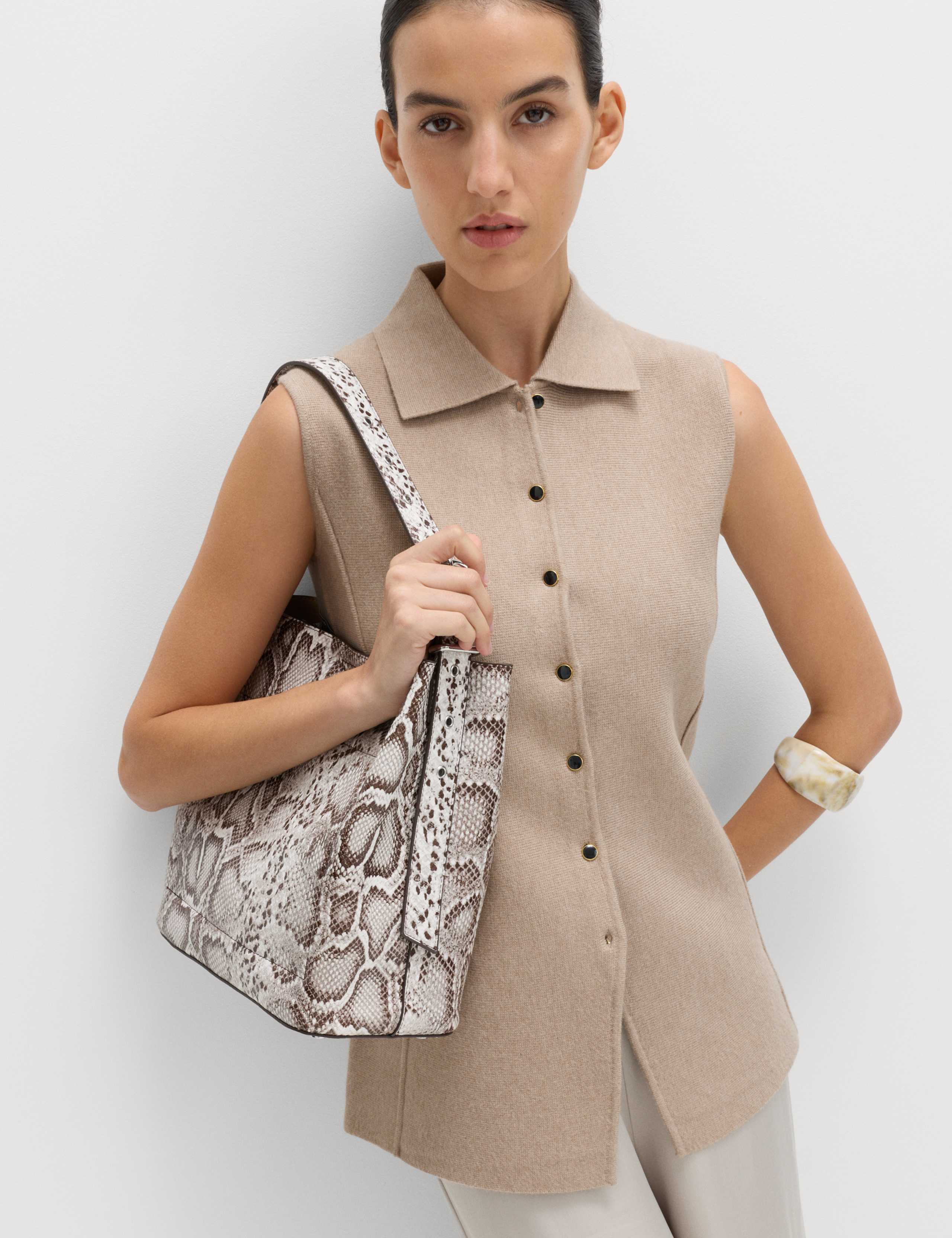 Soft Touch Longline Knitted Waistcoat 6 of 6