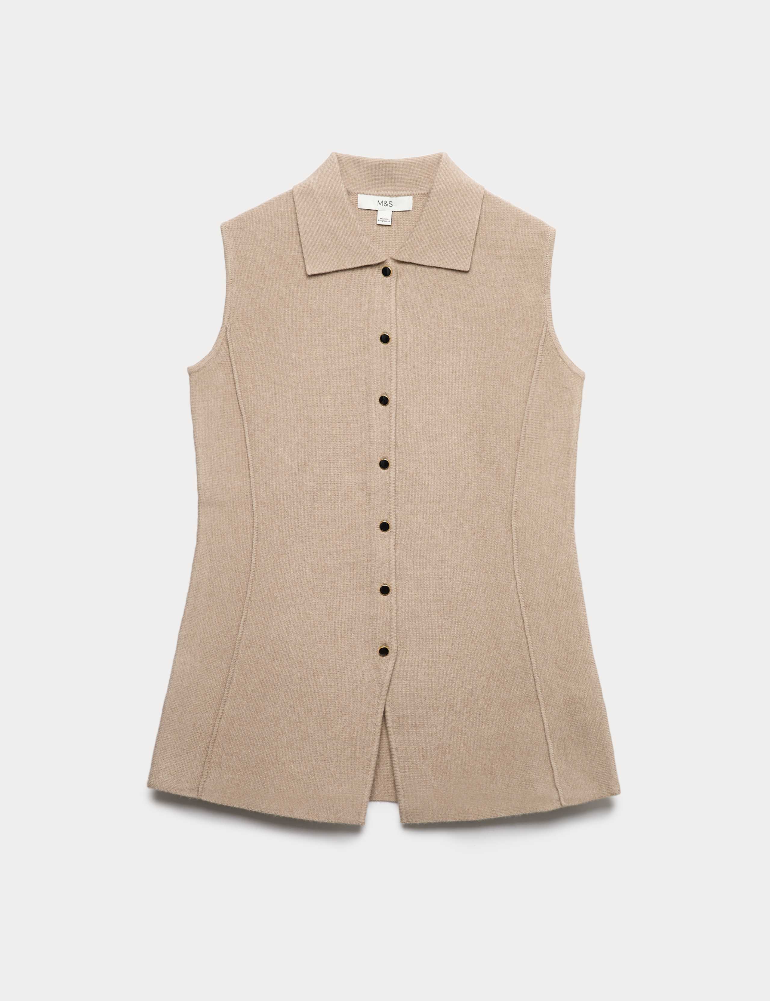 Soft Touch Longline Knitted Waistcoat 1 of 1