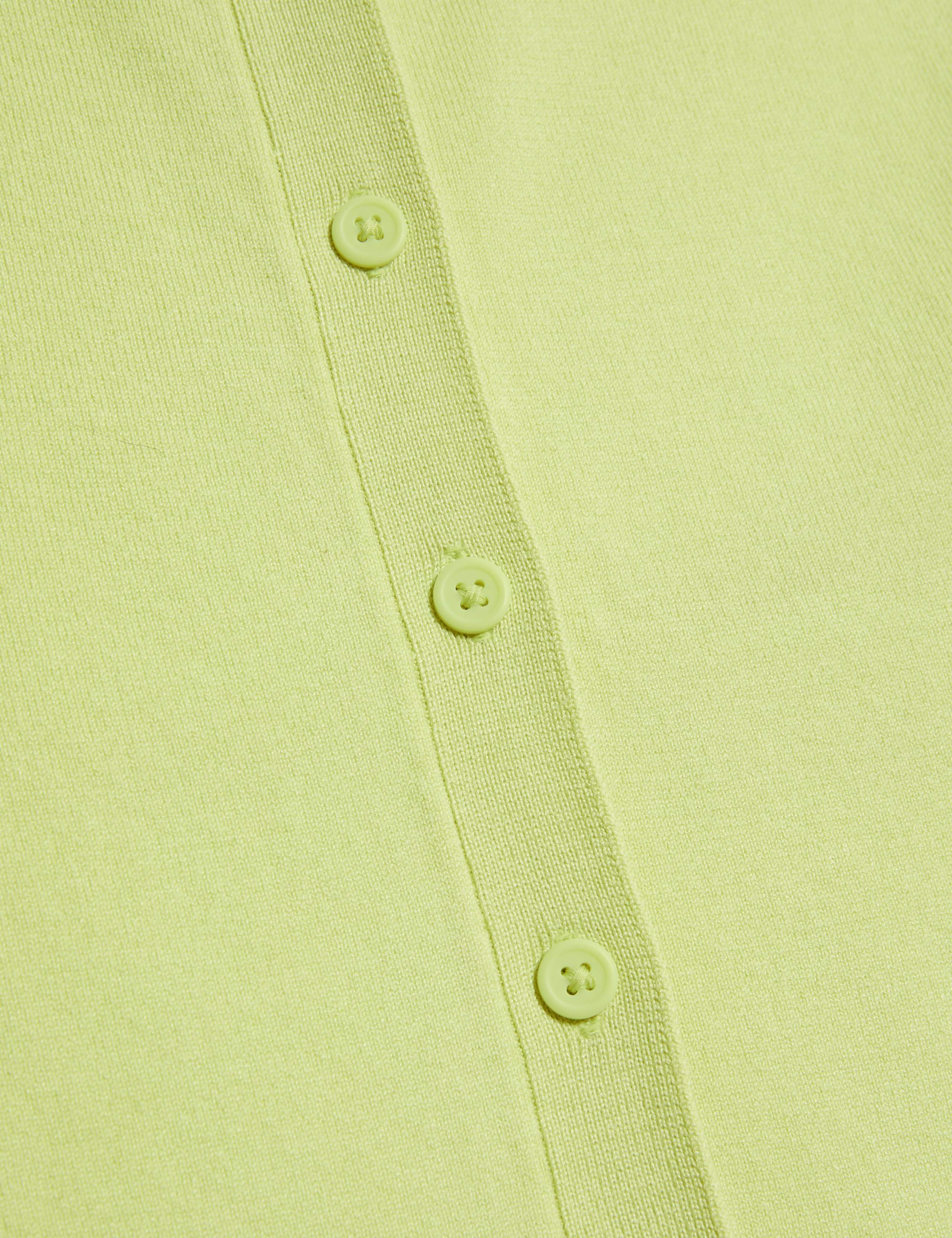 Crew Neck Button Front Cardigan 6 of 6