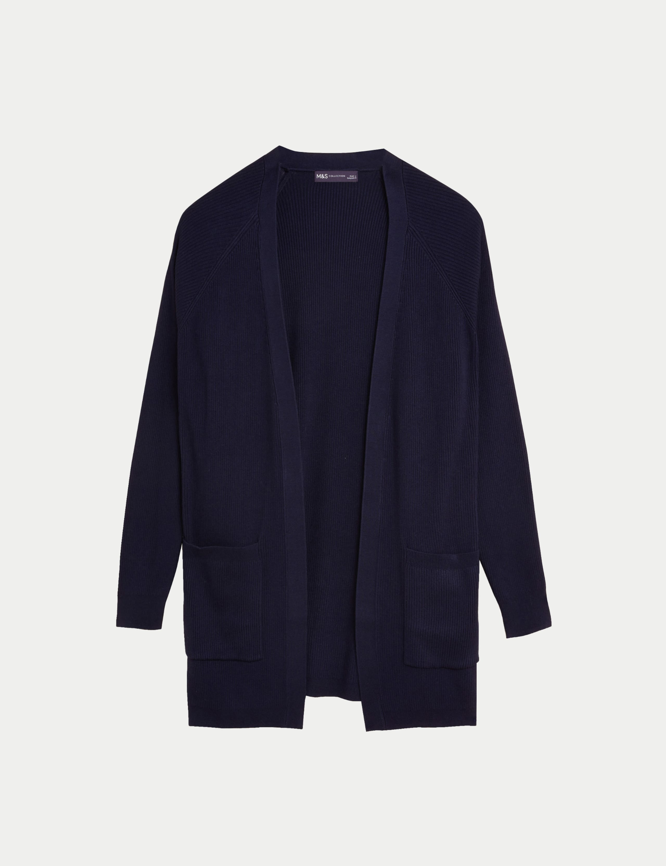 Ribbed Edge to Edge Longline Cardigan 2 of 6