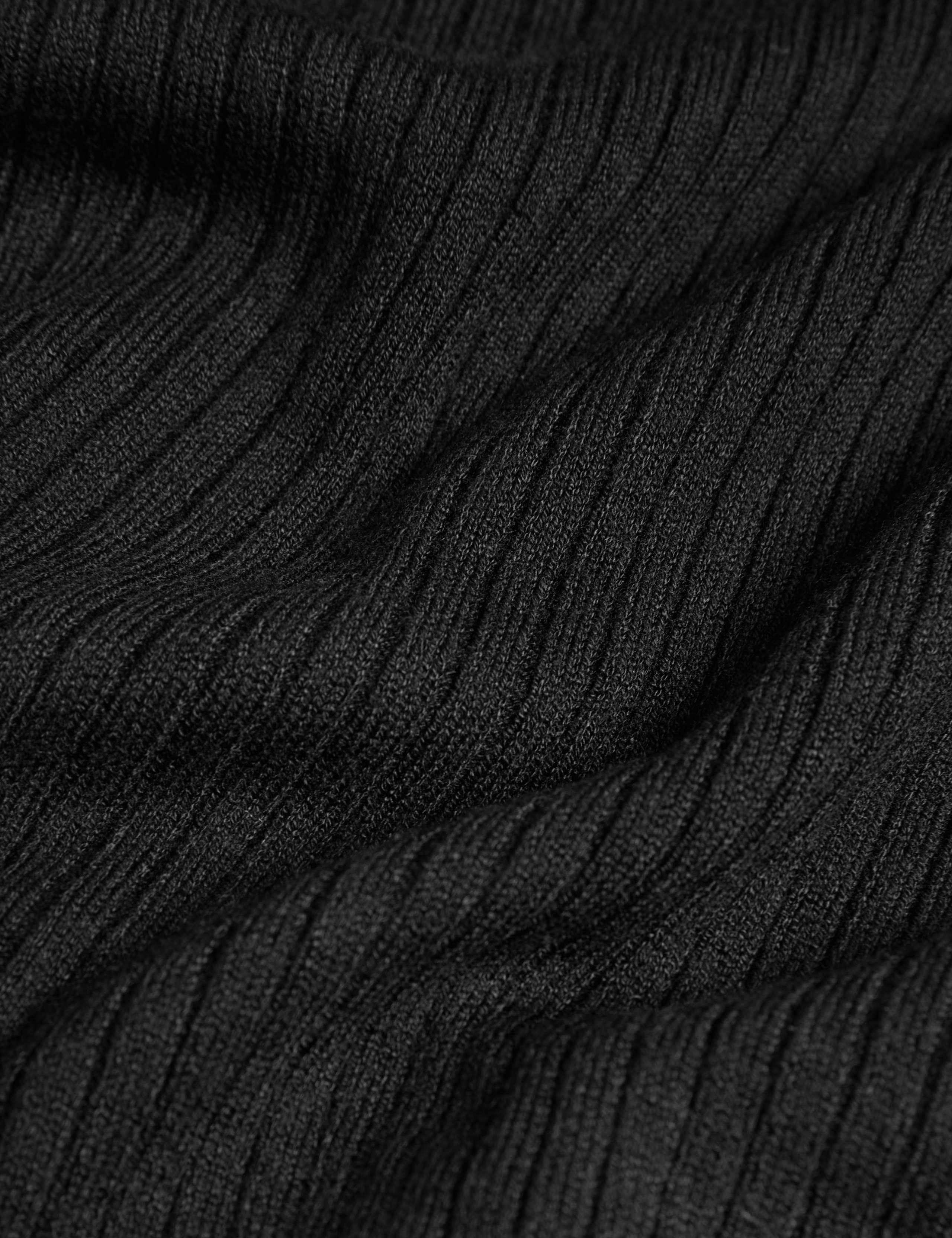 Ribbed Crew Neck Fitted Short Sleeve Jumper 5 of 5