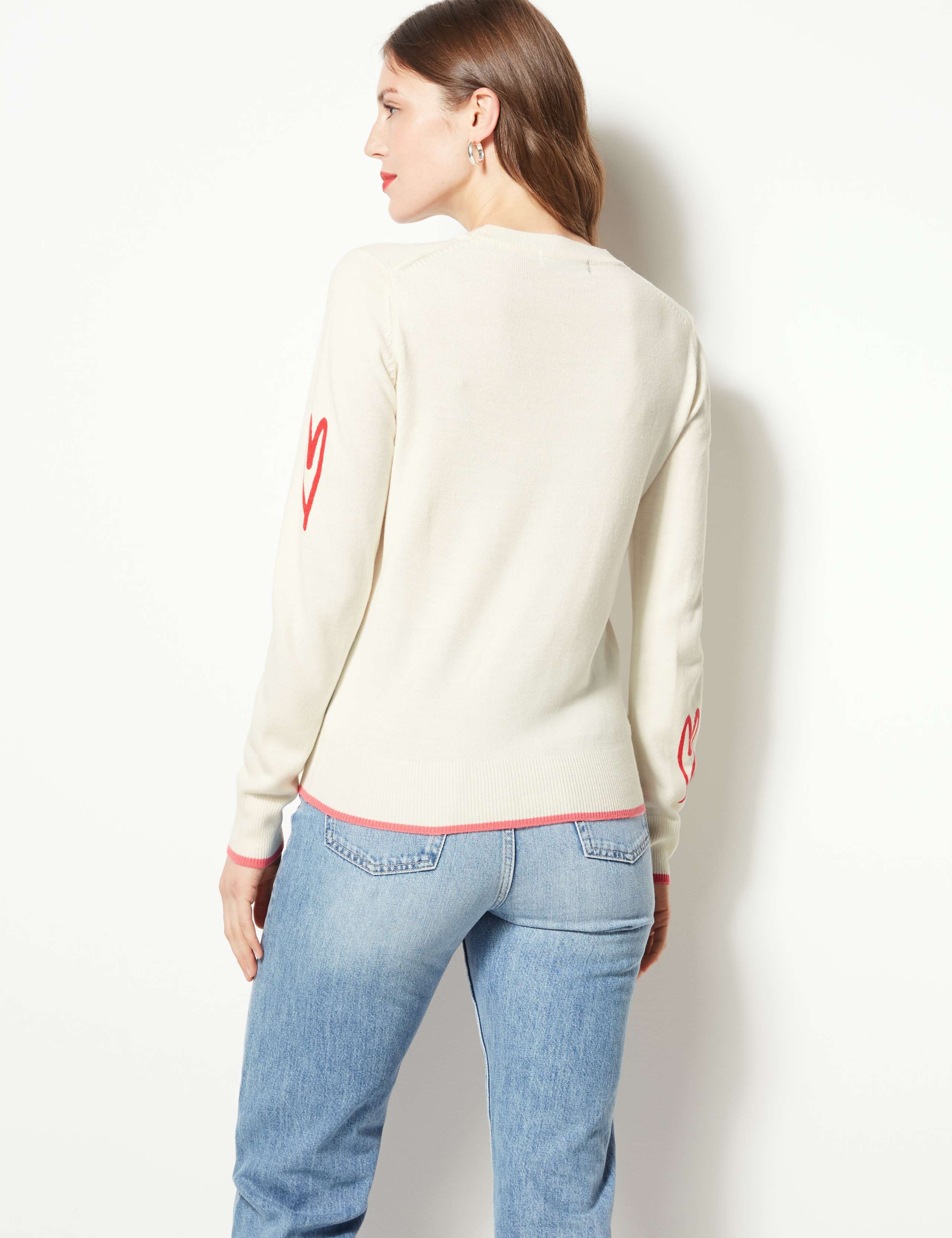 Cashmilon™ Textured Round Neck Jumper 4 of 4