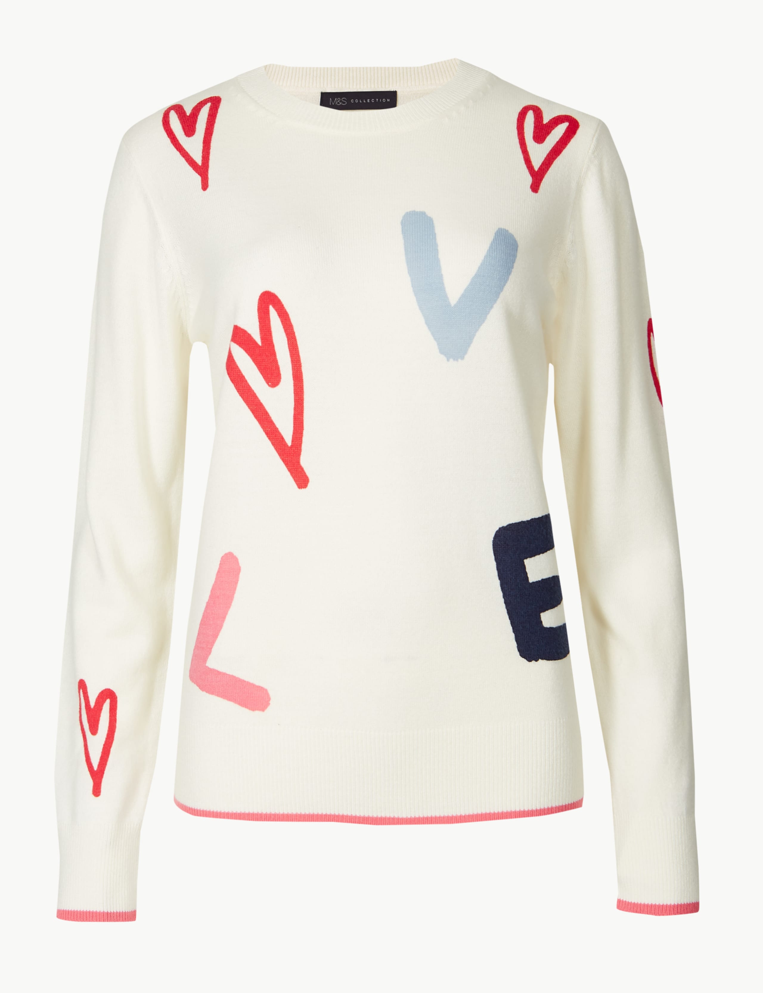 Cashmilon™ Textured Round Neck Jumper 2 of 4