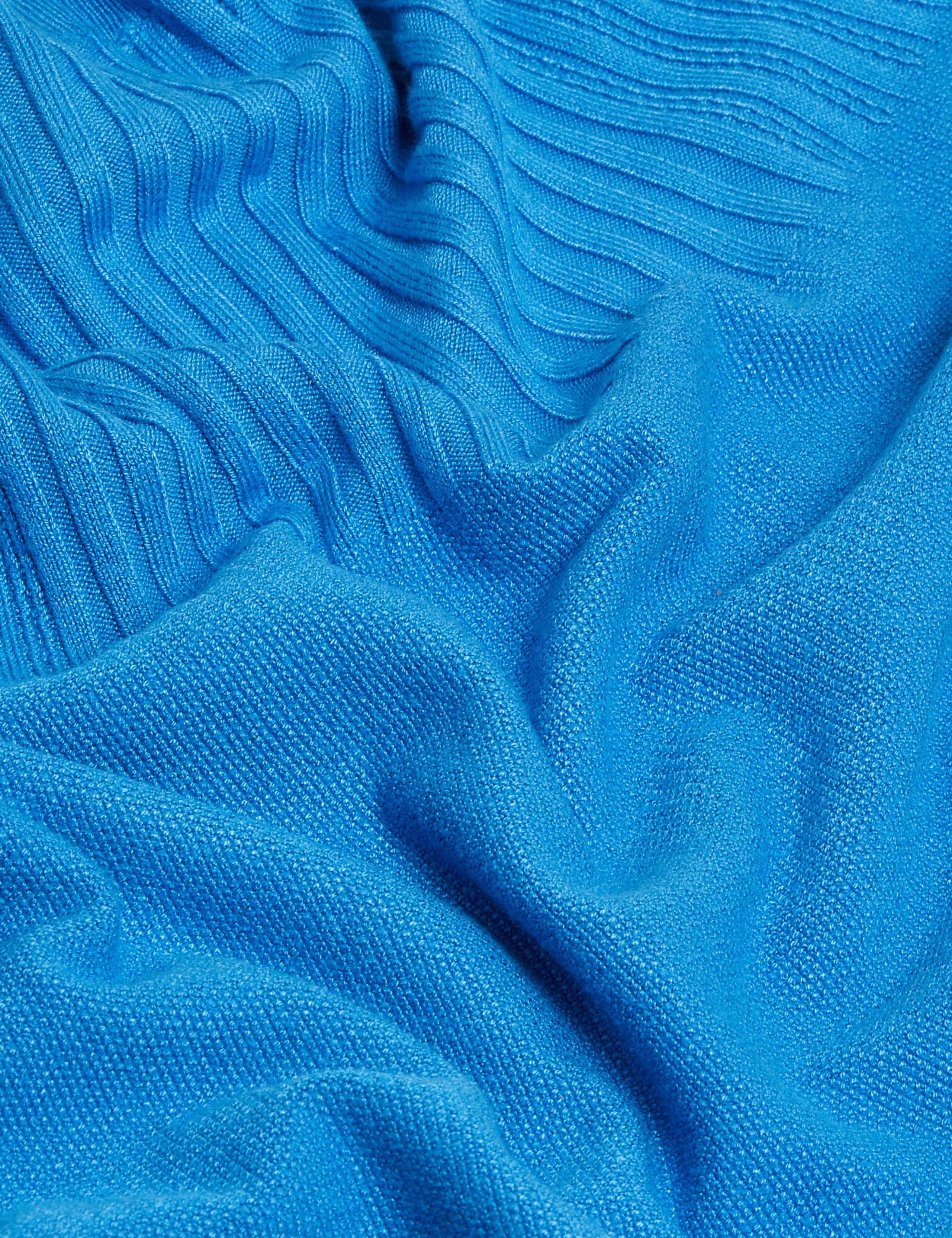 Crew Neck Frill Detail Knitted Top 6 of 6