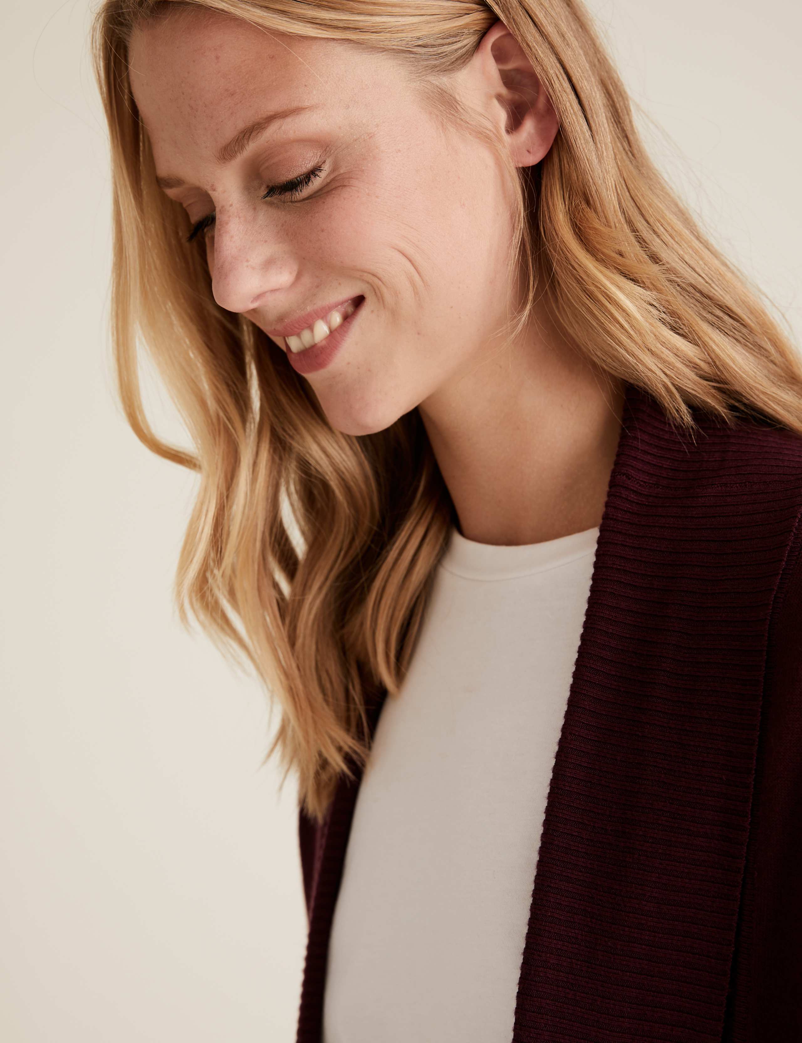 Folded Collar Longline Cardigan 3 of 5