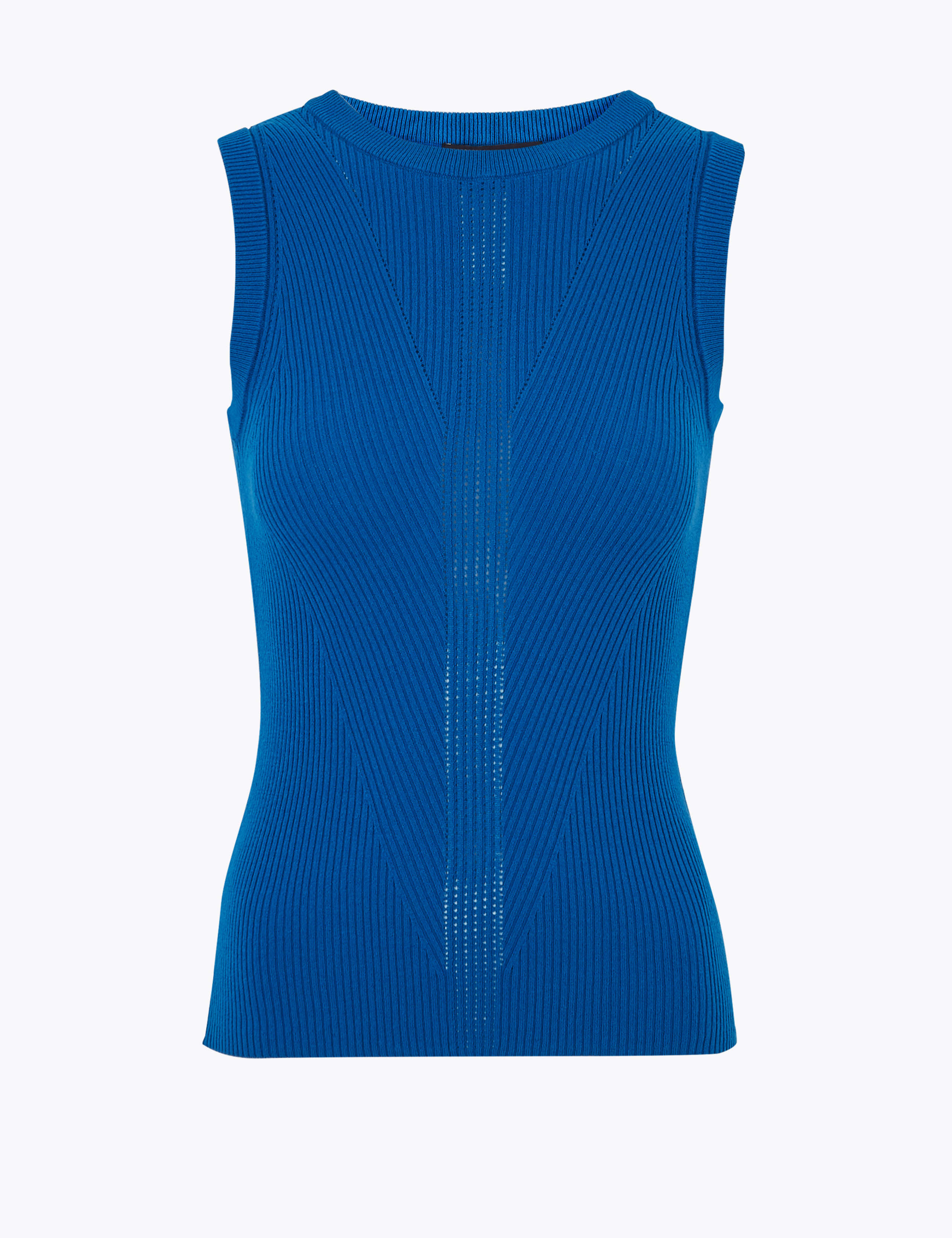 Textured Knitted Sleeveless Top 2 of 2