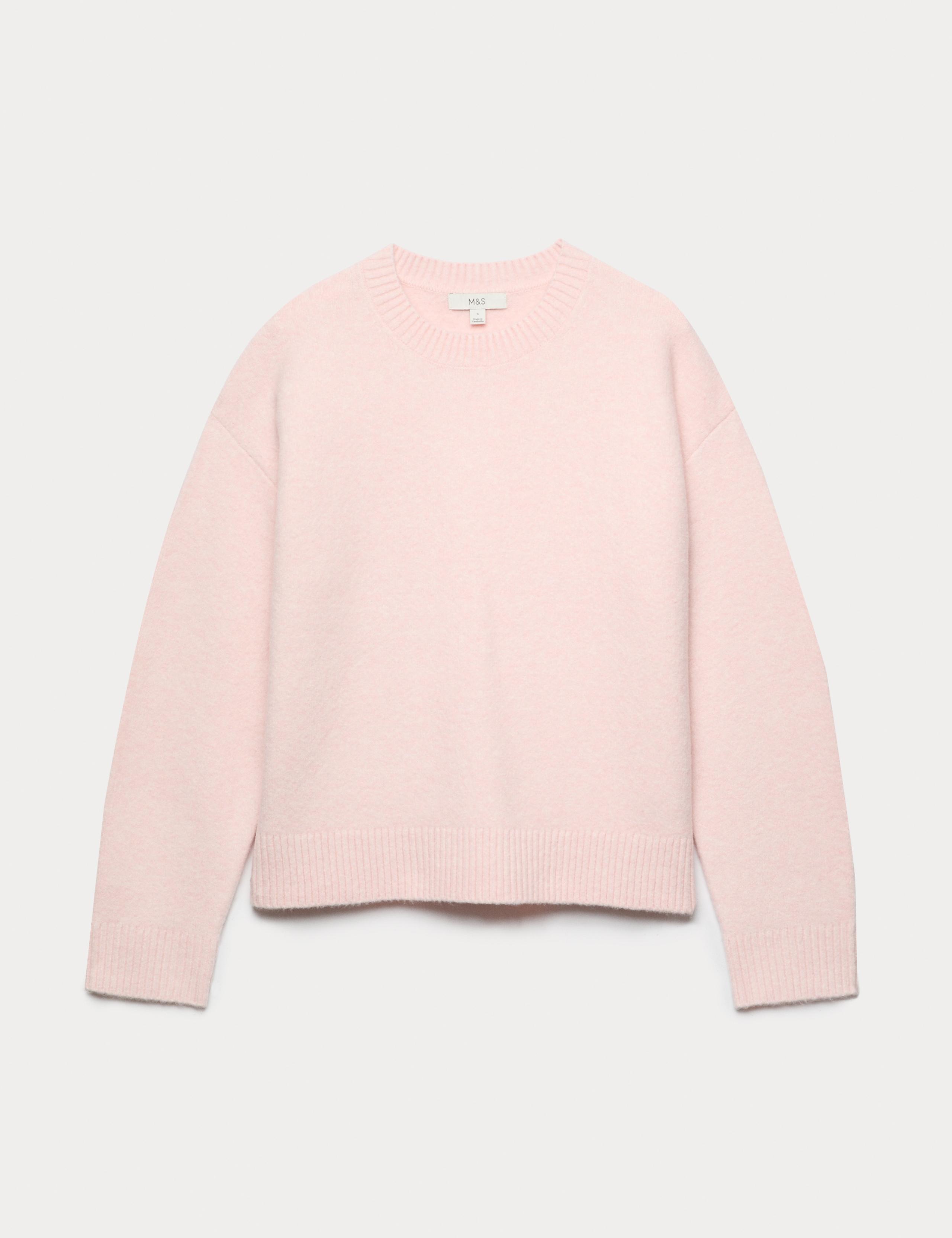 Crew Neck Relaxed Jumper with Wool 2 of 6