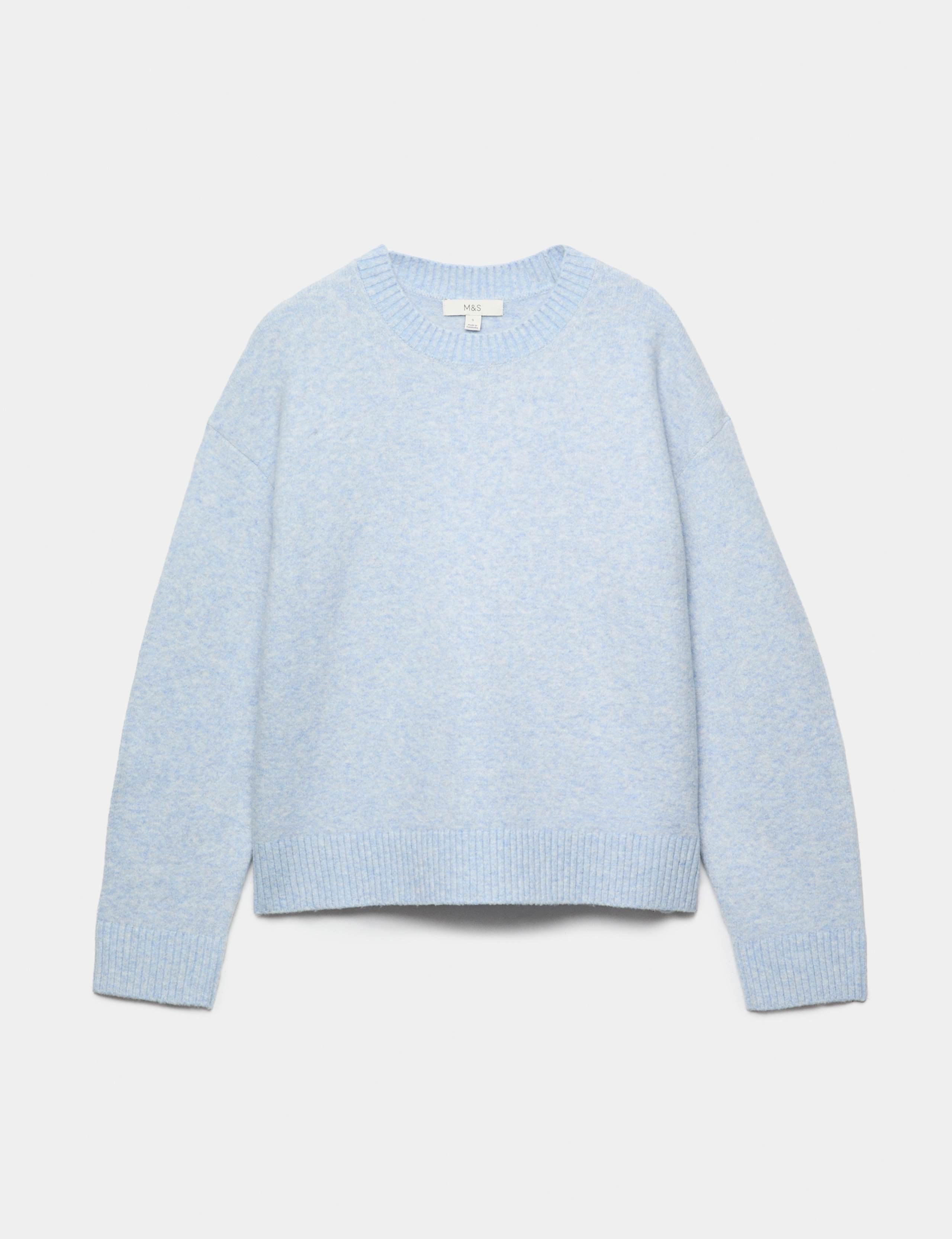 Crew Neck Relaxed Jumper with Wool 2 of 6