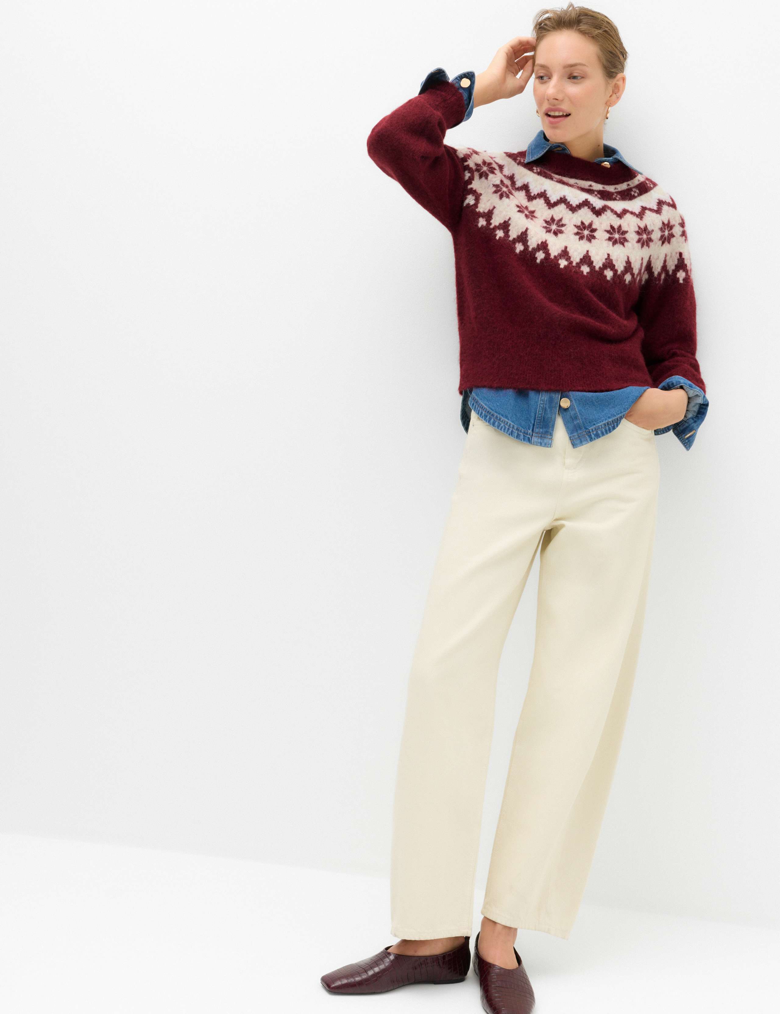 Star Fair Isle Jumper with Wool 5 of 5