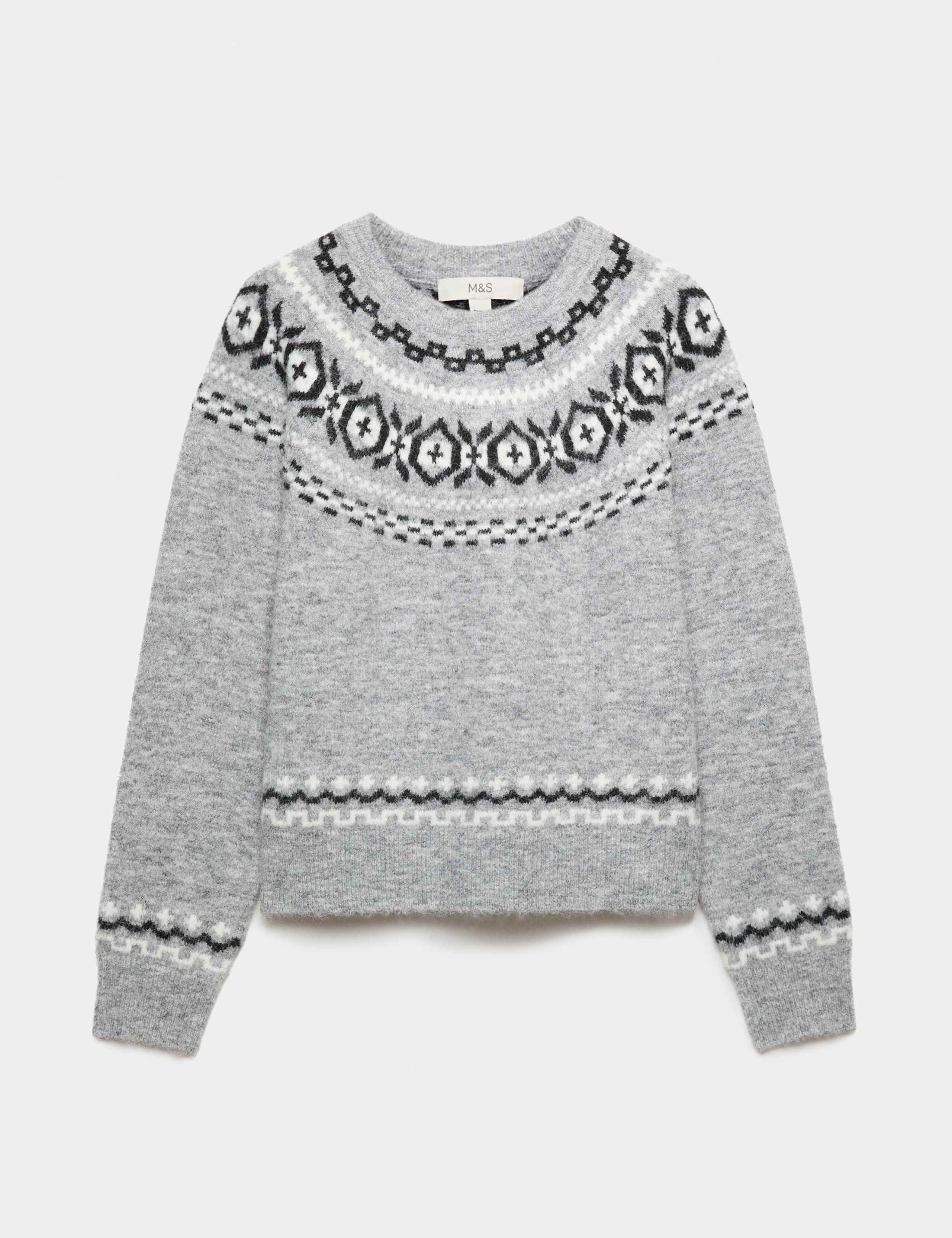 Fair Isle Crew Neck Christmas Jumper 2 of 6