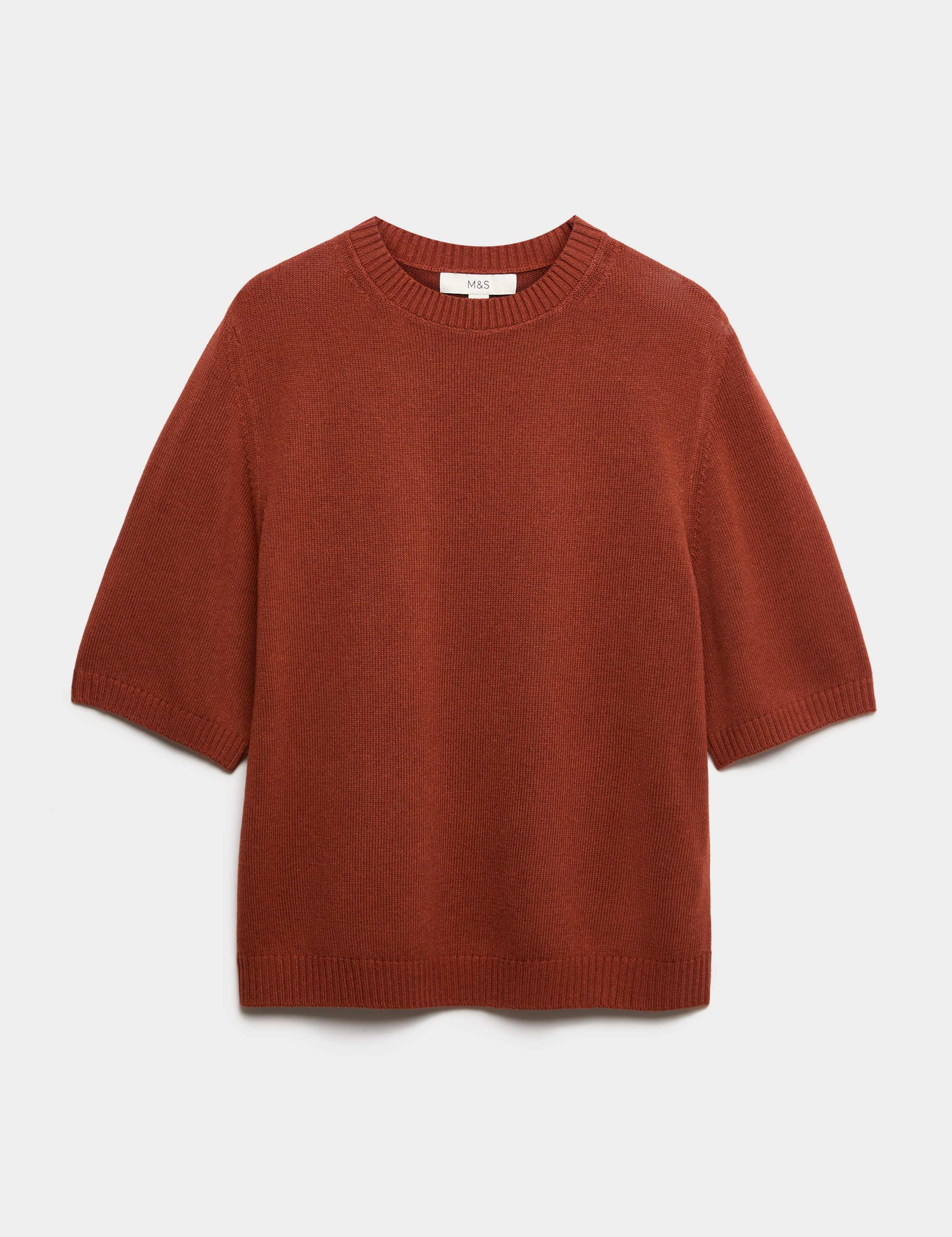Relaxed Fit Knitted Top With Linen 2 of 6