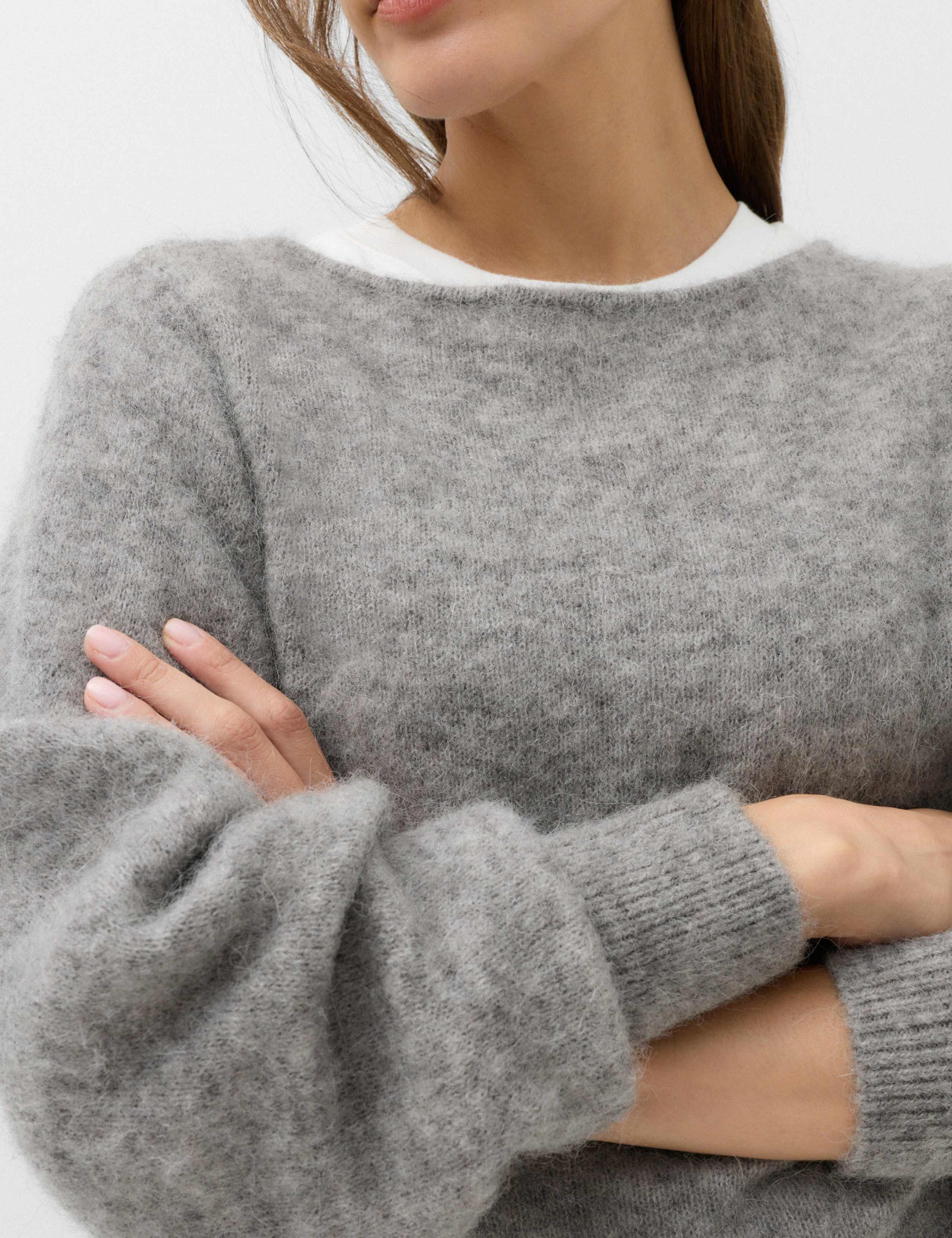 Alpaca Blend Slash Neck Slim Fit Jumper 5 of 6