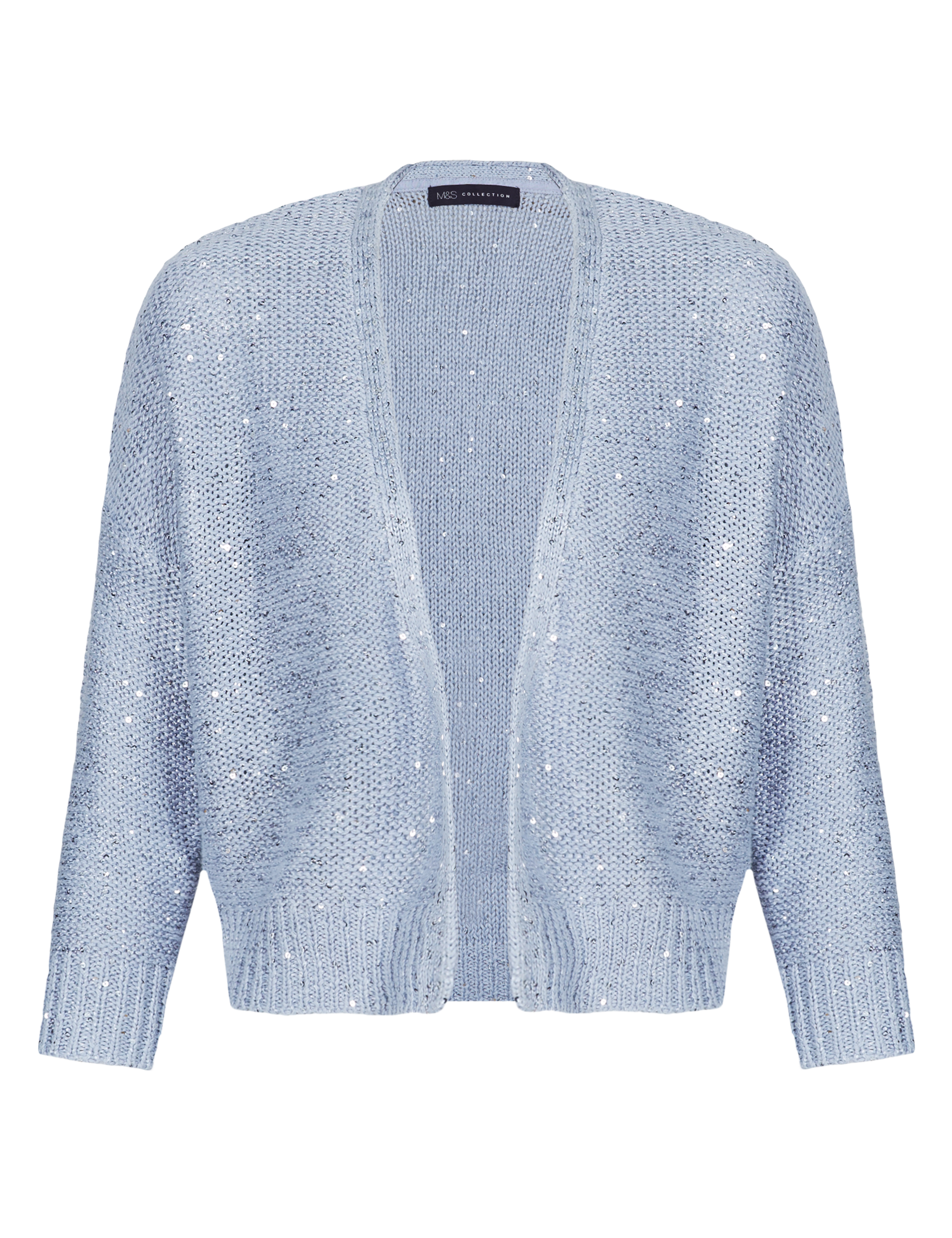 Open Front Sequin Embellished Bolero Cardigan 2 of 4