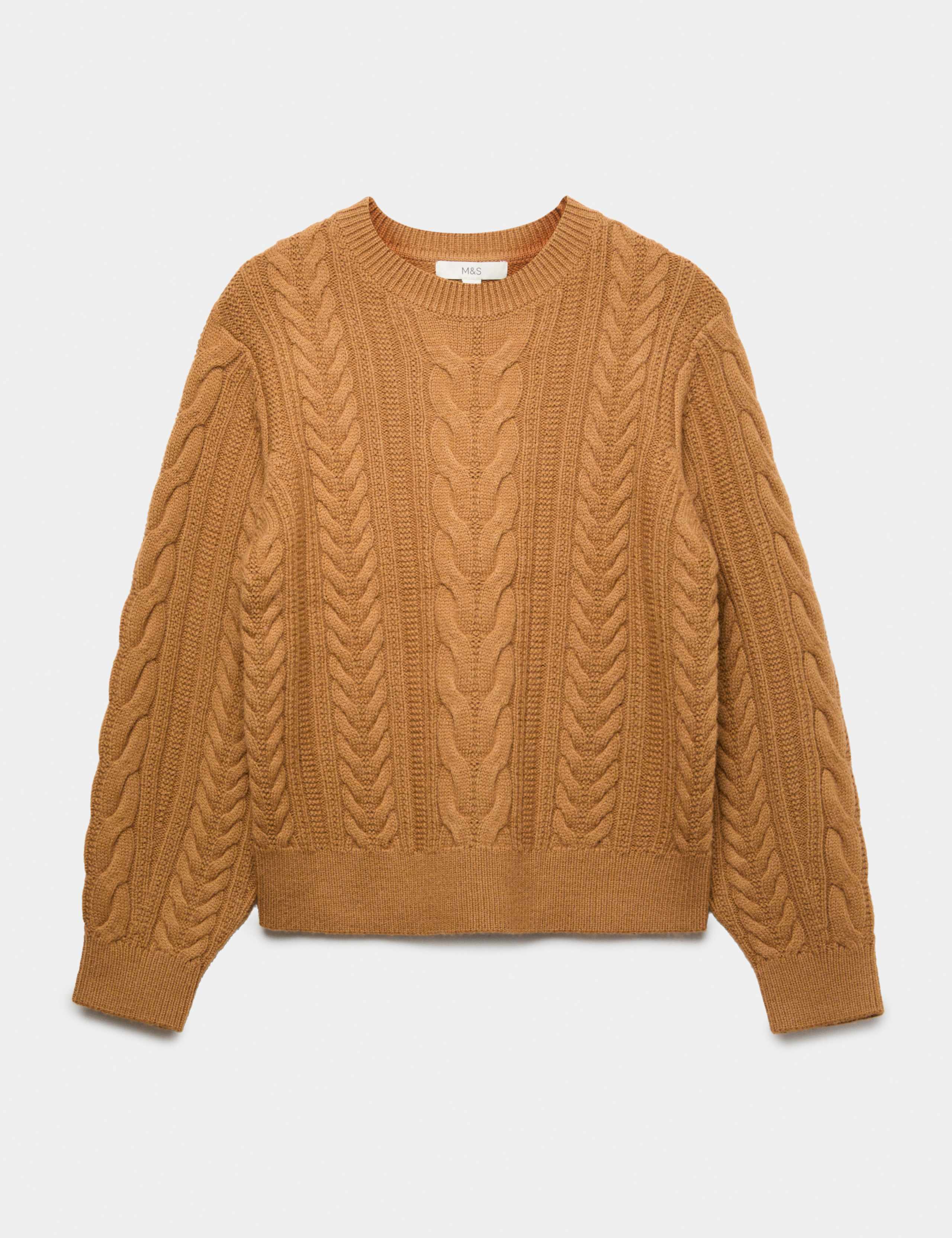 Wool Blend Cable Knit Jumper 2 of 6