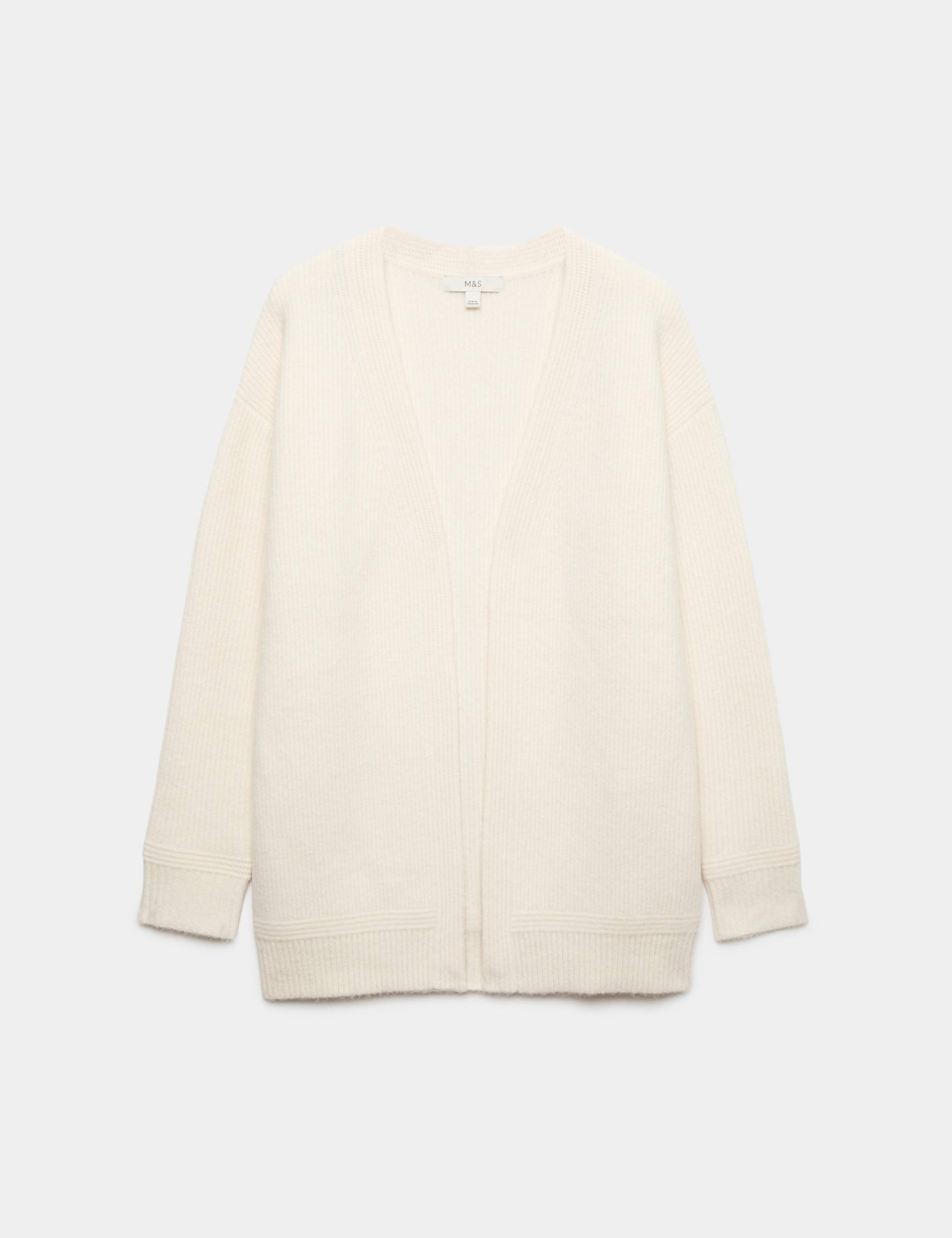 Edge To Edge Longline Cardigan With Wool 2 of 6