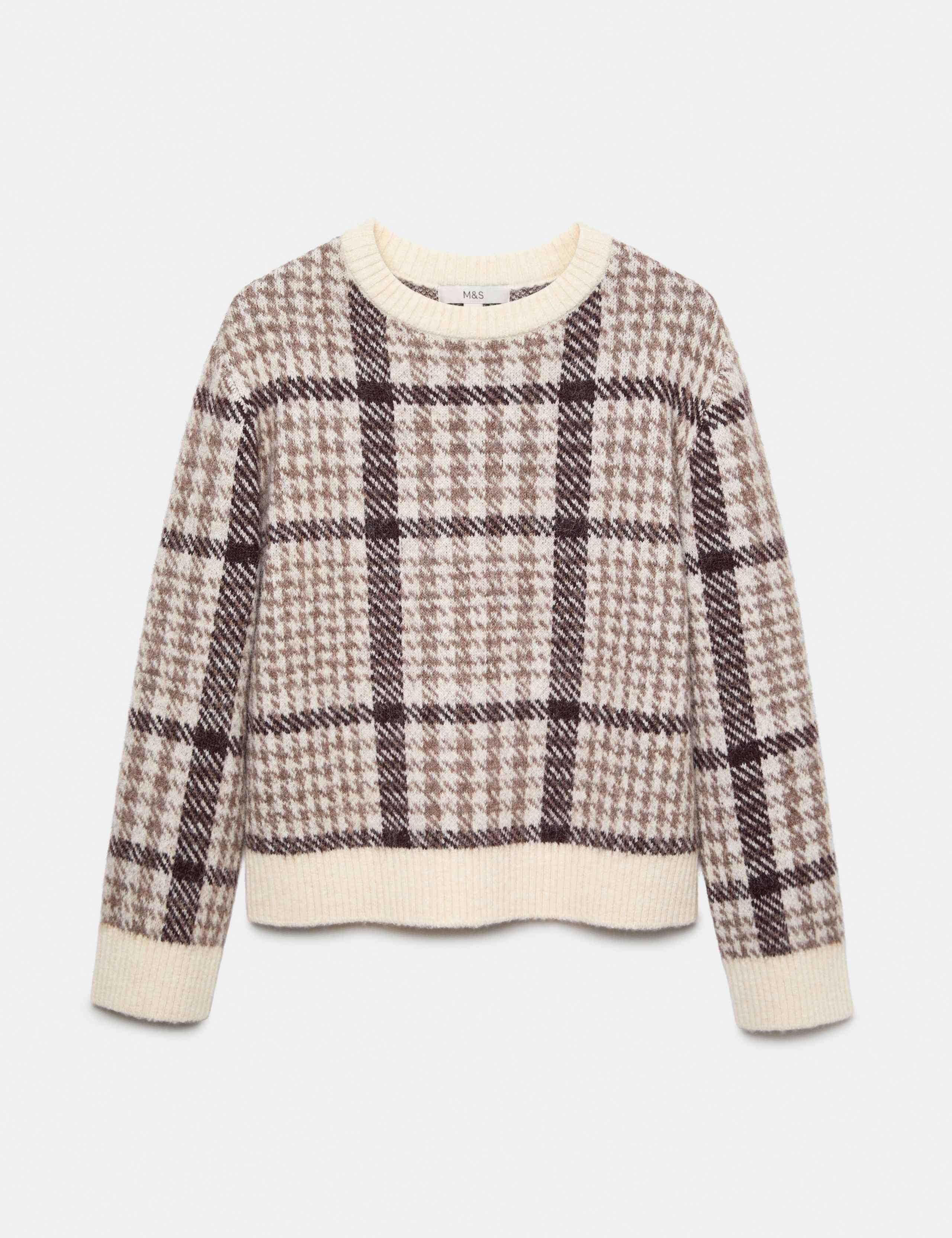Dogtooth Crew Neck Relaxed Jumper 2 of 6