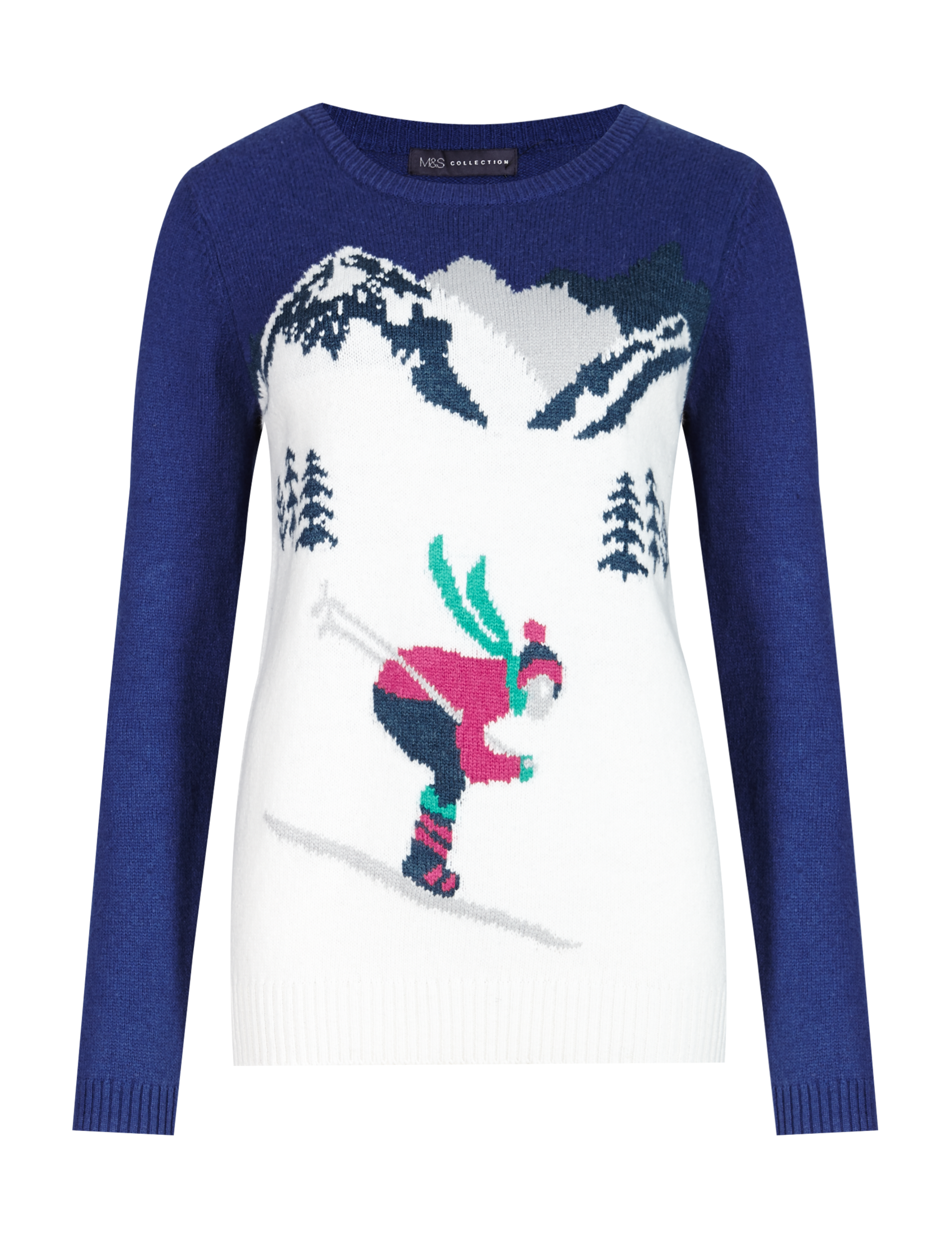 Skiing Scene Christmas Jumper 2 of 4