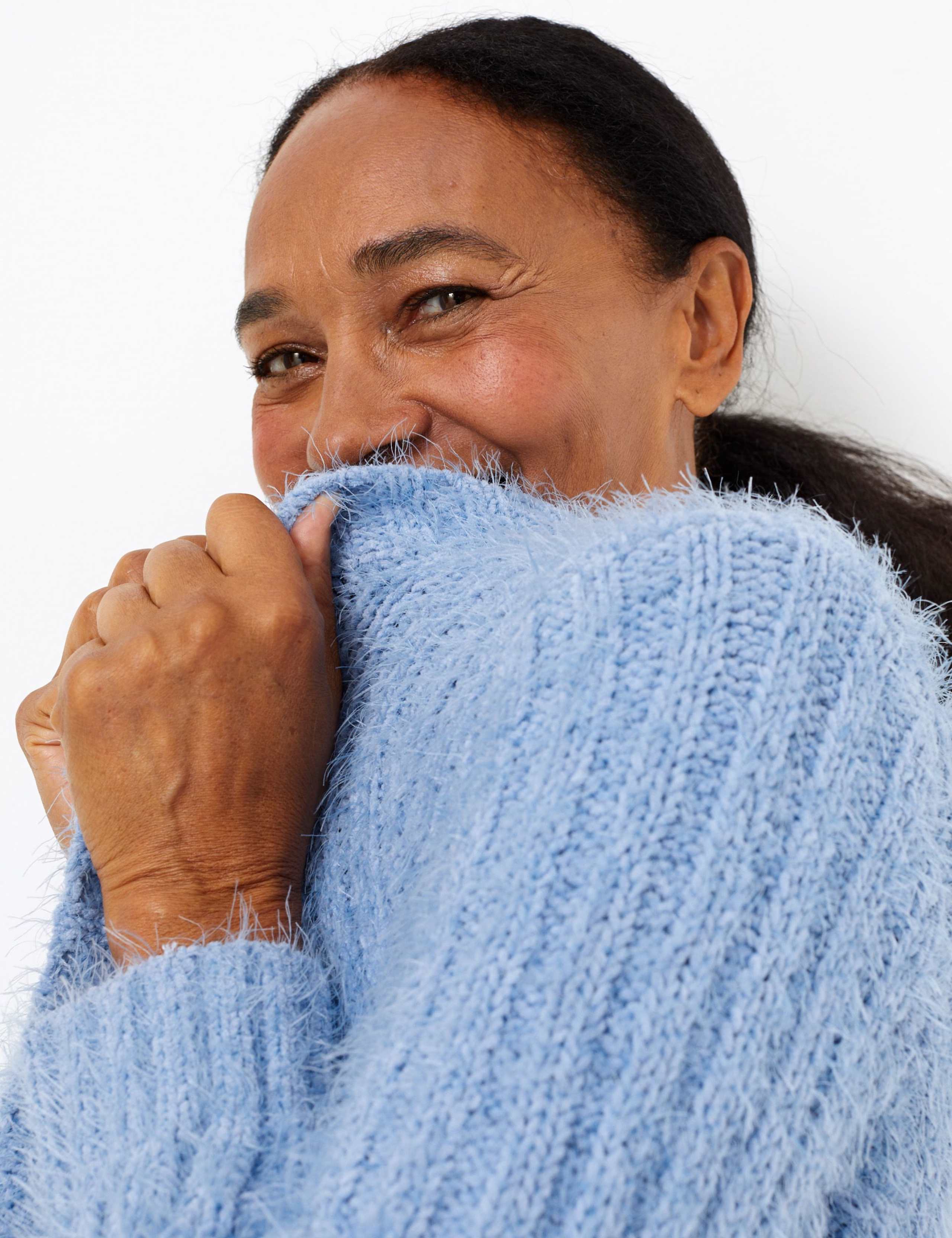 Chenille Cable Knit V-Neck Cardigan 5 of 5
