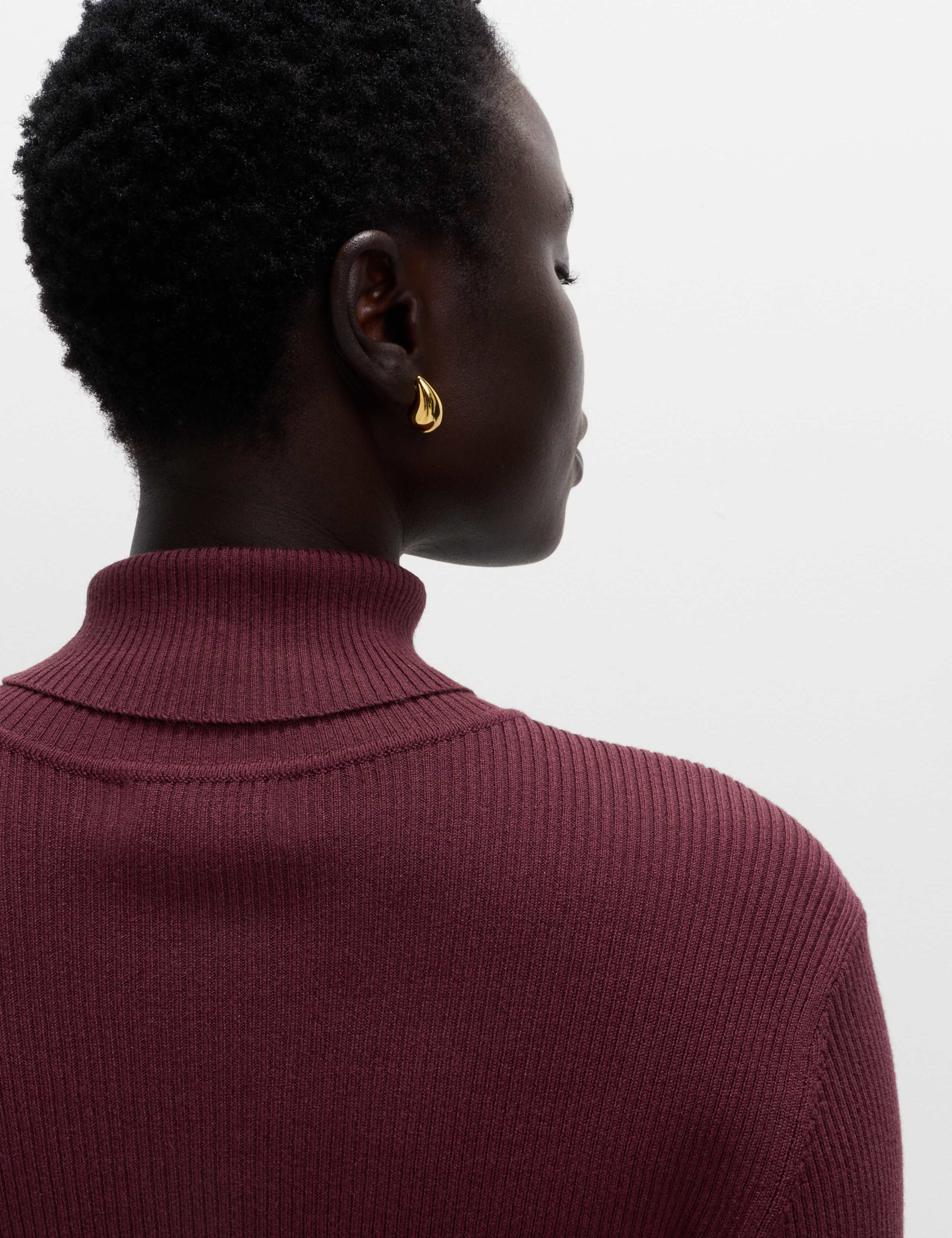 Ribbed Roll Neck Jumper 3 of 6