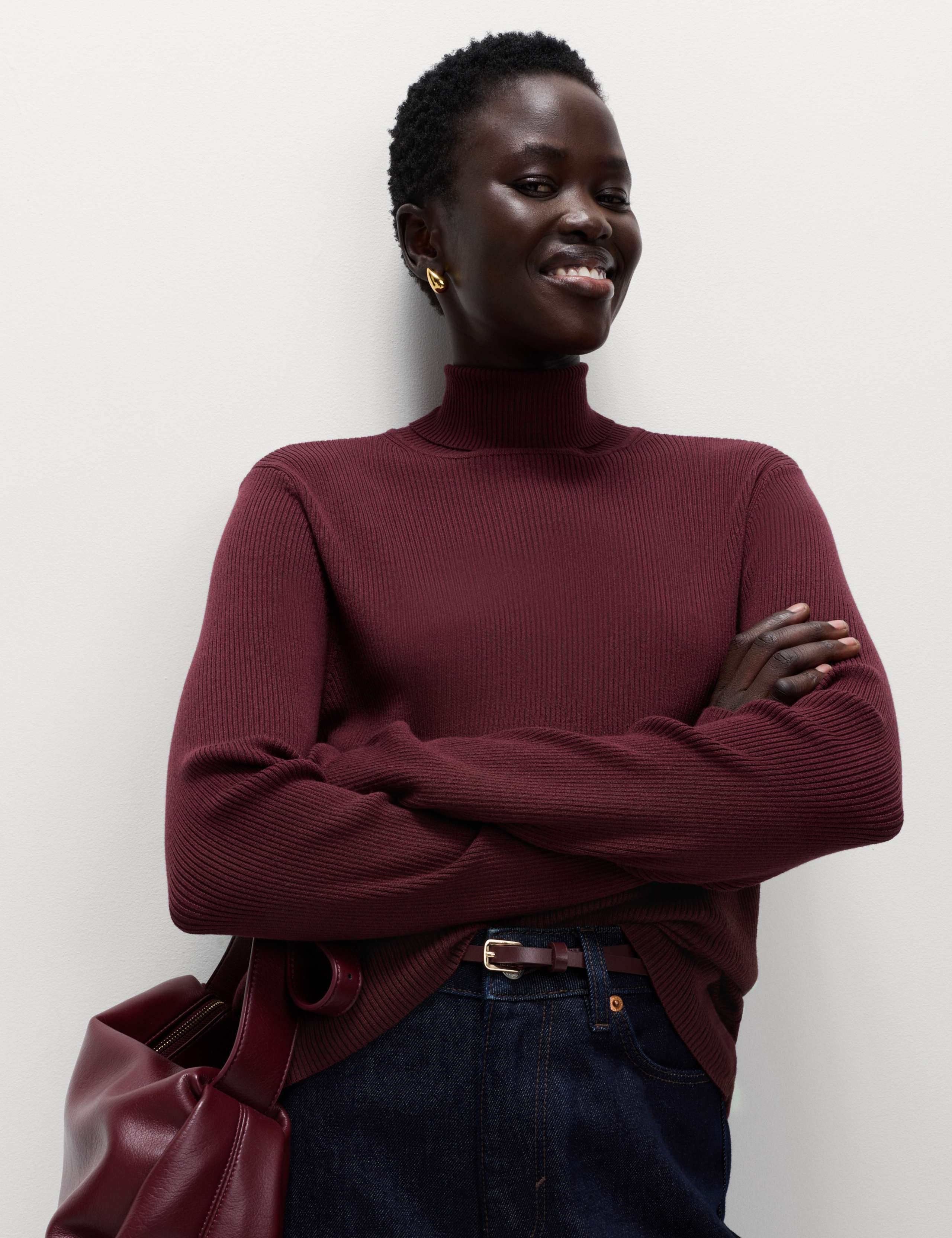 Ribbed Roll Neck Jumper 6 of 6