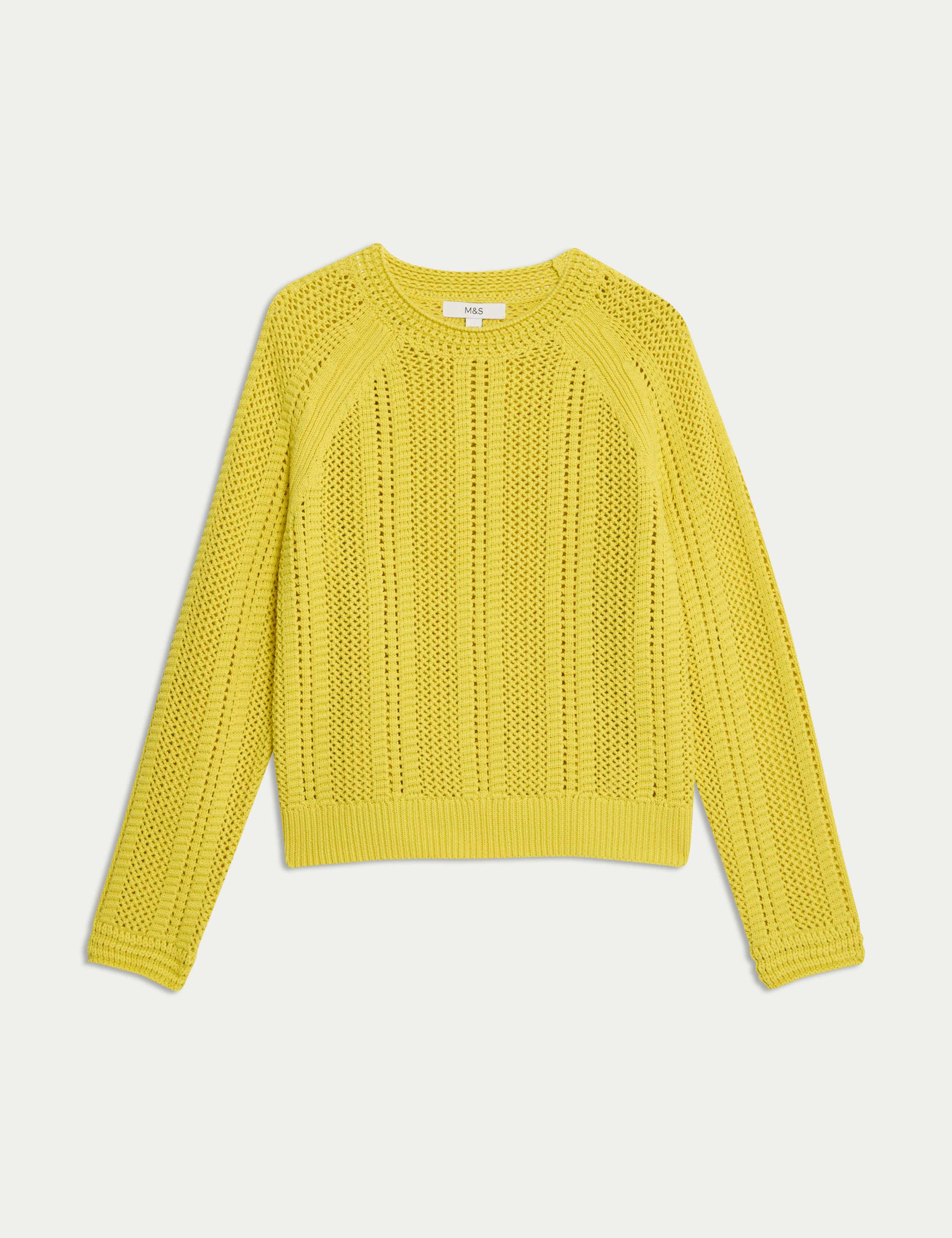 Cotton Rich Textured Relaxed Jumper 2 of 5