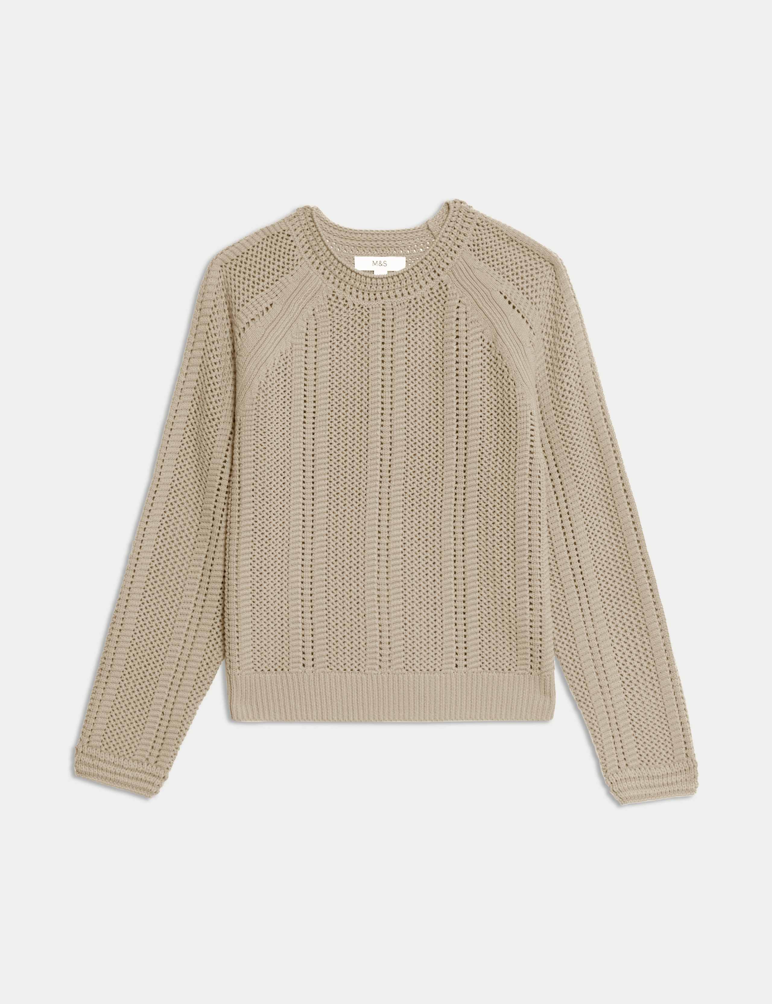 Cotton Rich Textured Relaxed Jumper 2 of 6