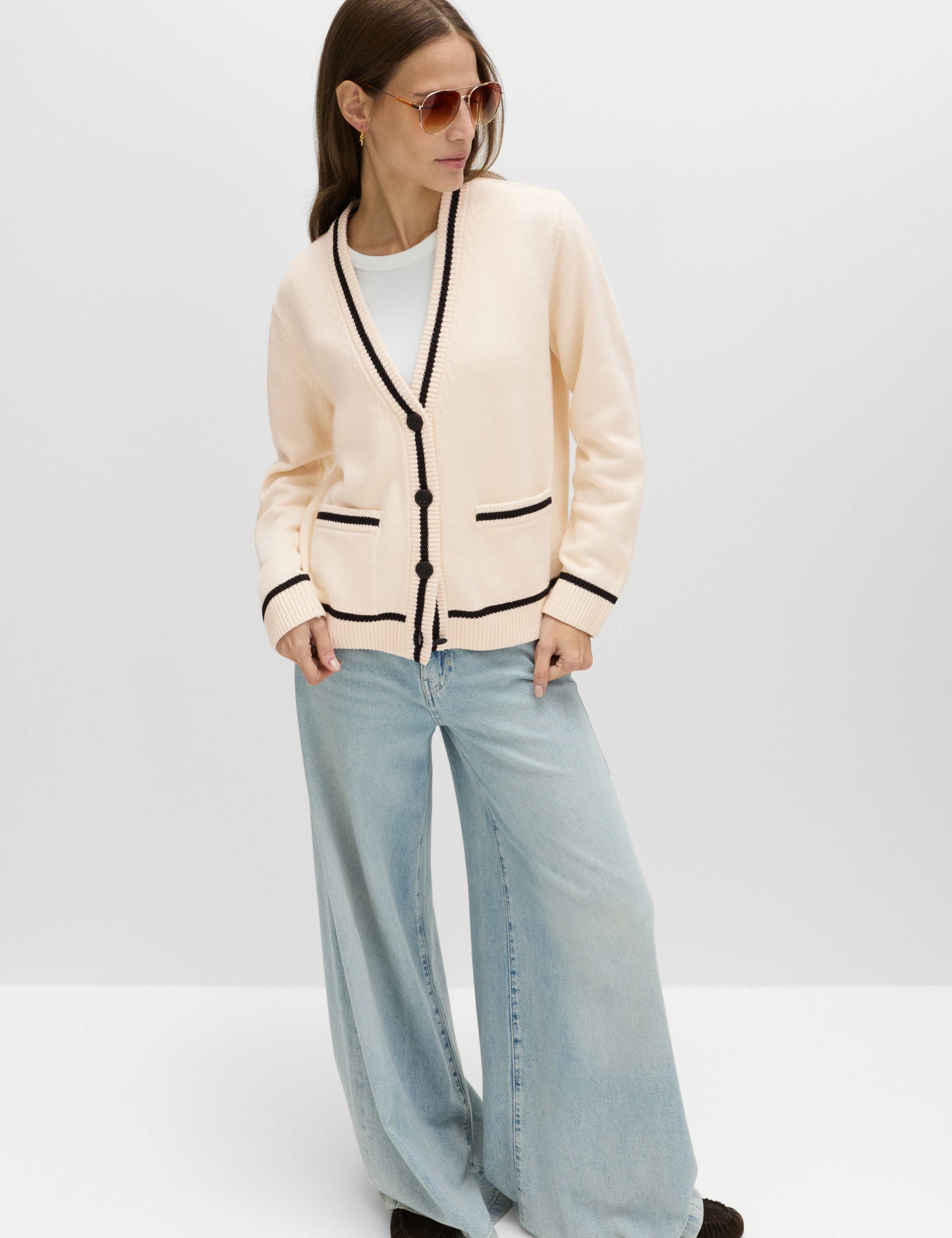 Cotton Rich Pocket Detail Cardigan 4 of 6