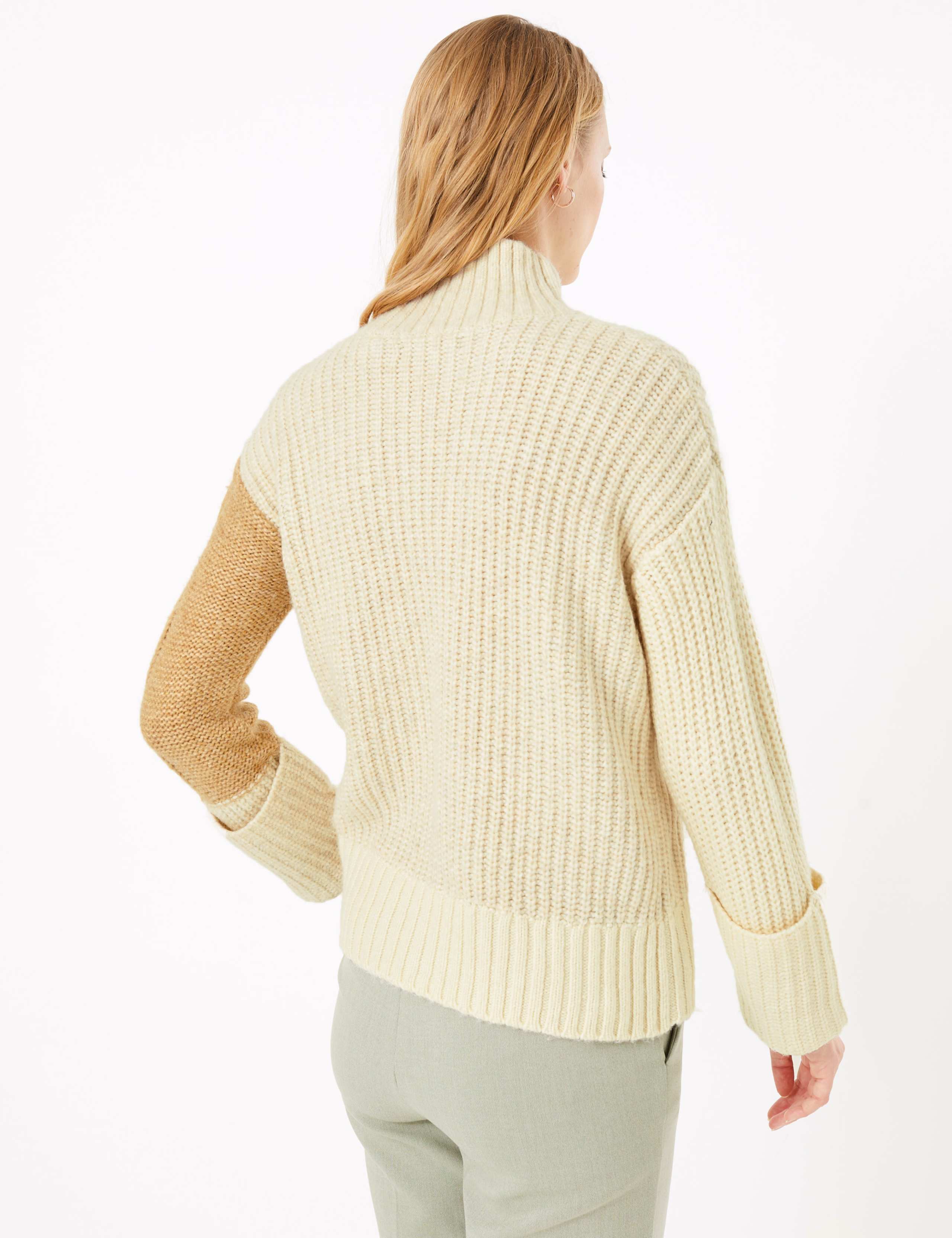 Cable Knit Turtle Neck Jumper 4 of 4