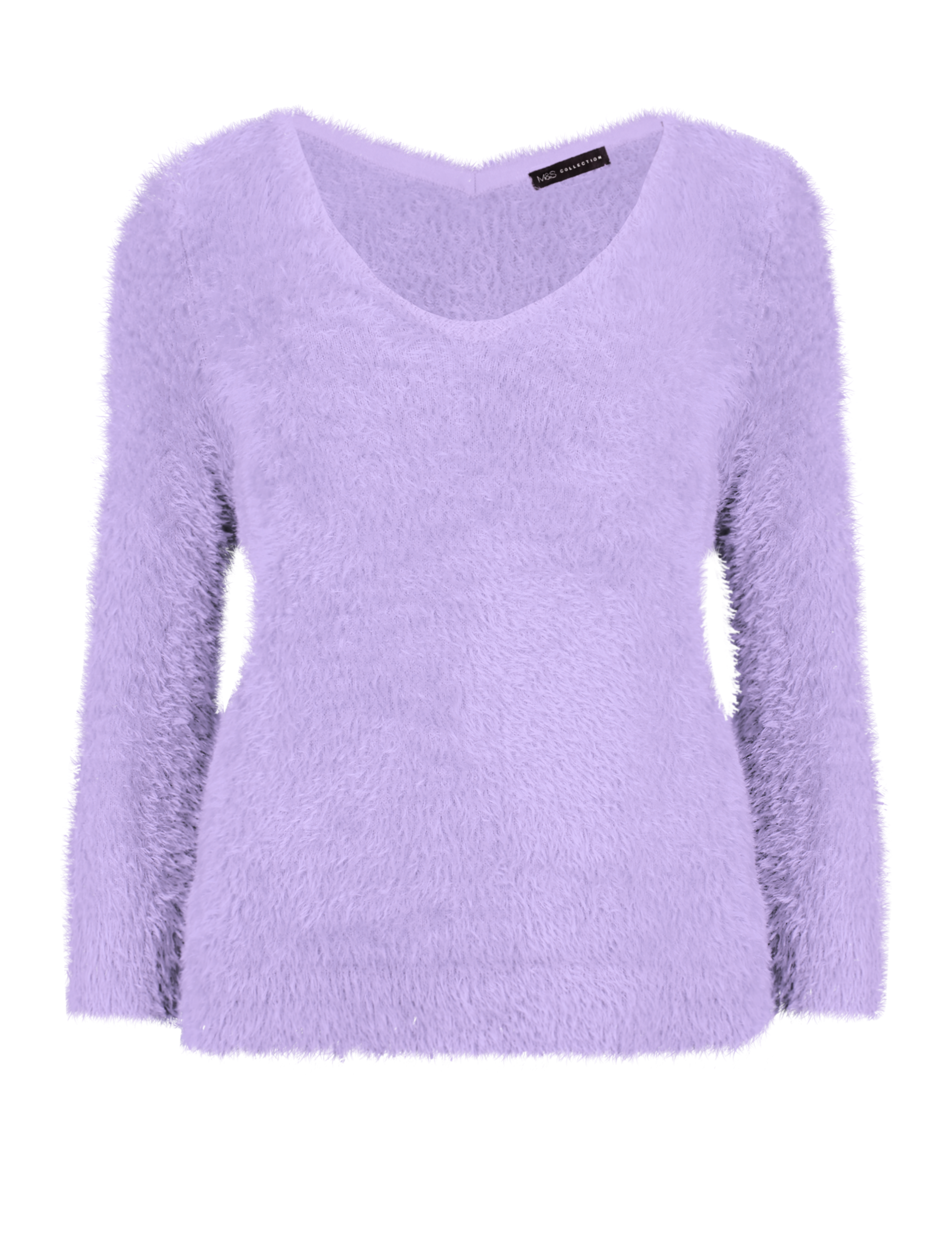Fluffy V-Neck Jumper 2 of 3