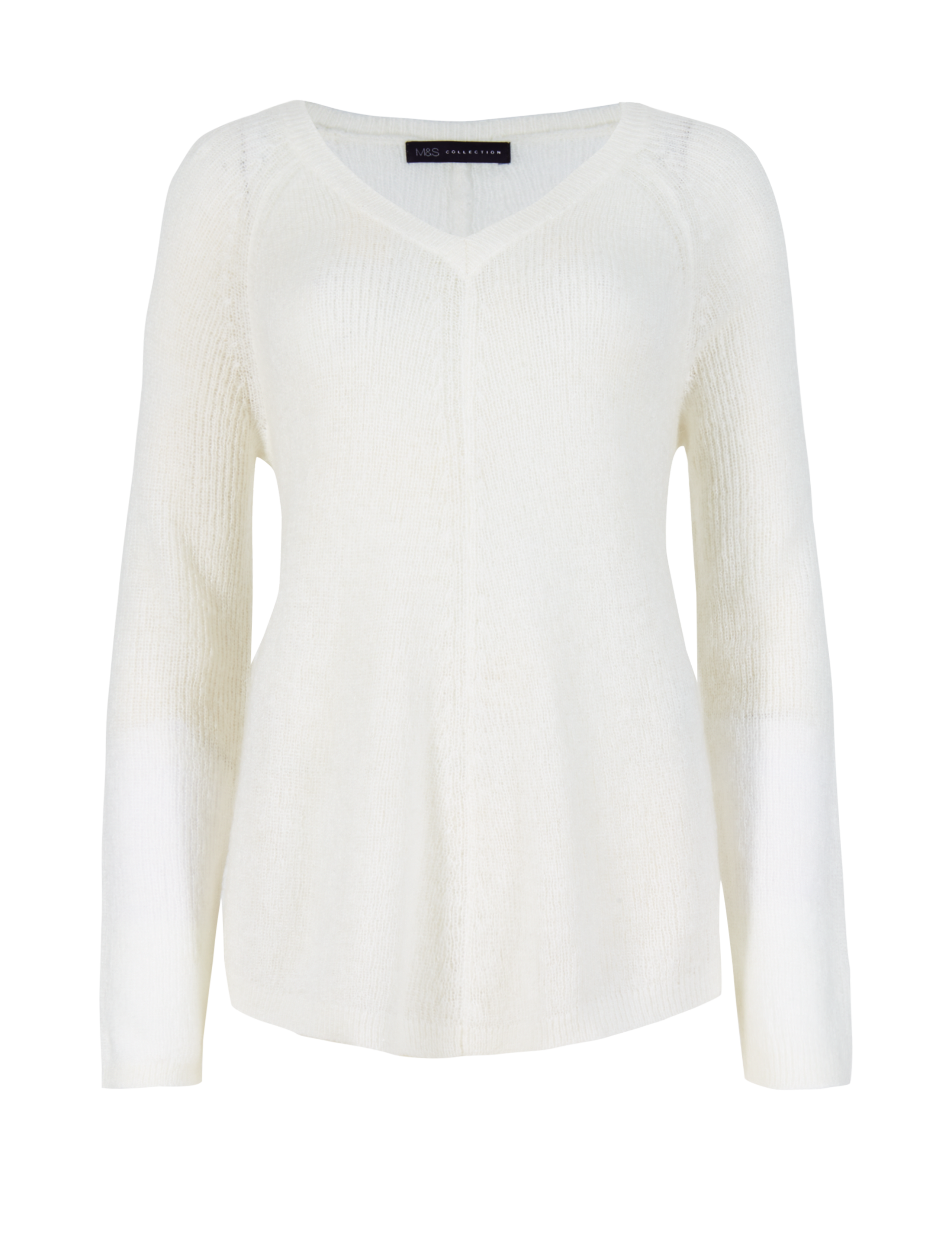V-Neck Swing Jumper with Mohair 2 of 3