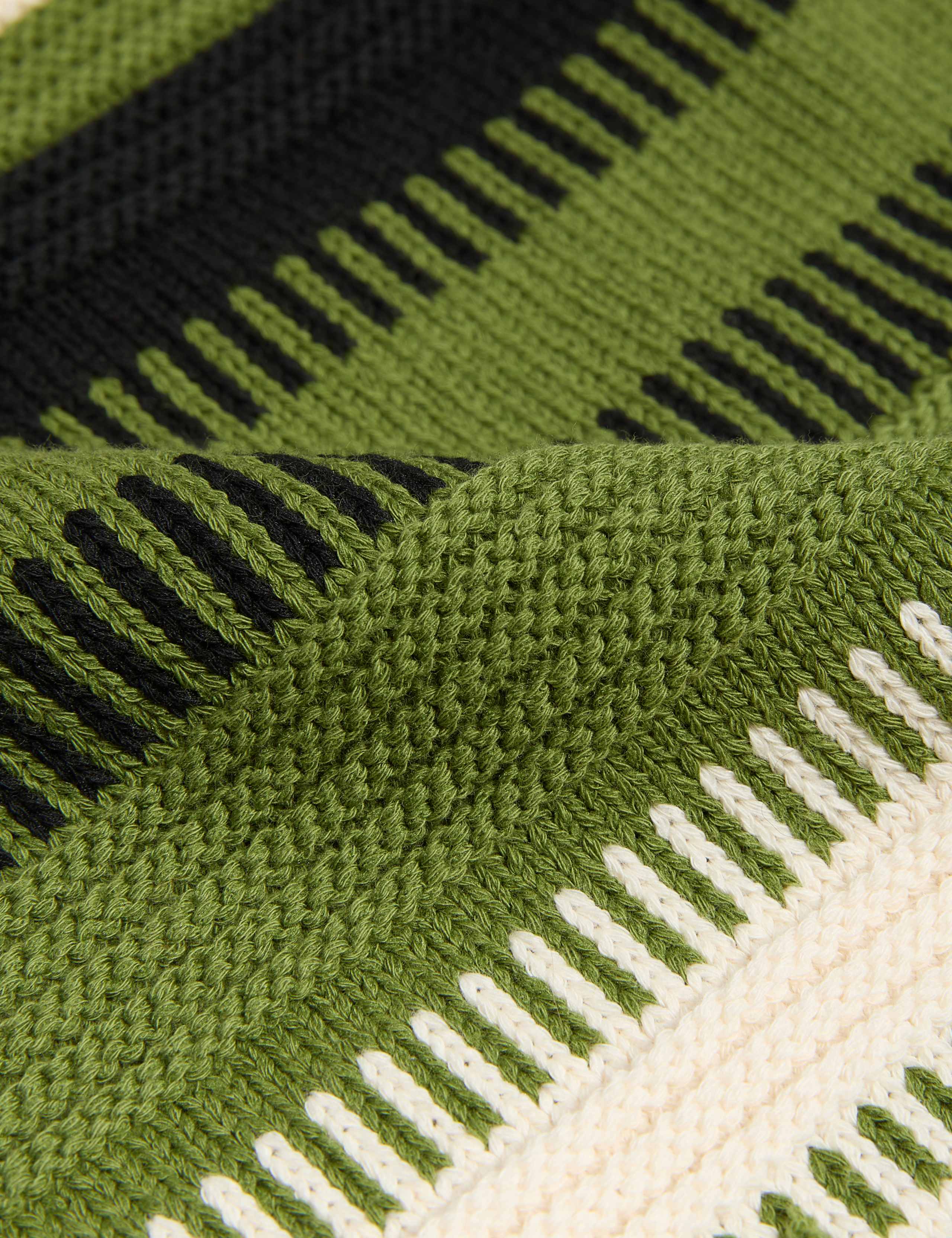 Cotton Rich Striped Crew Neck Jumper 7 of 7