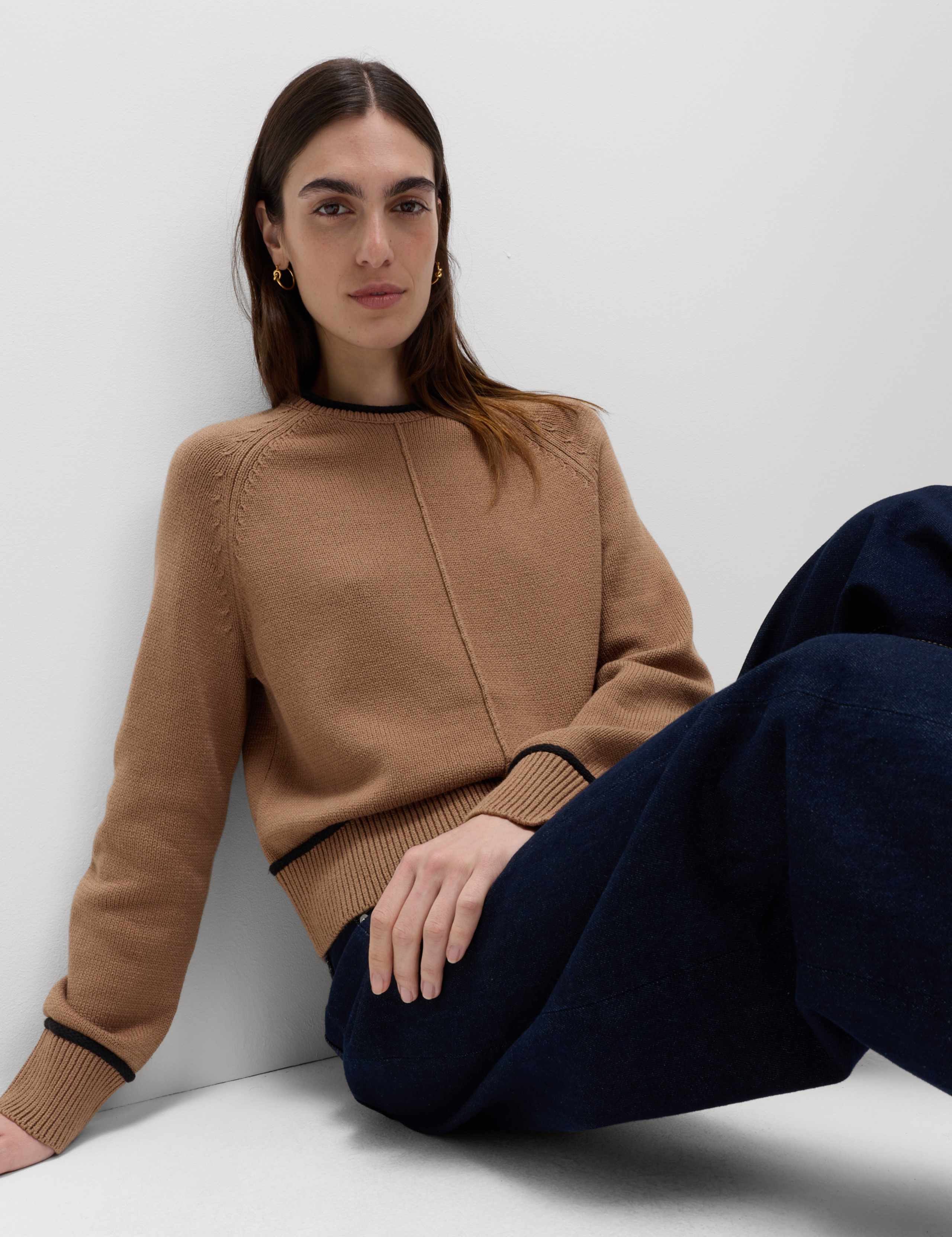 Cotton Rich Tipped Detail Jumper 5 of 6