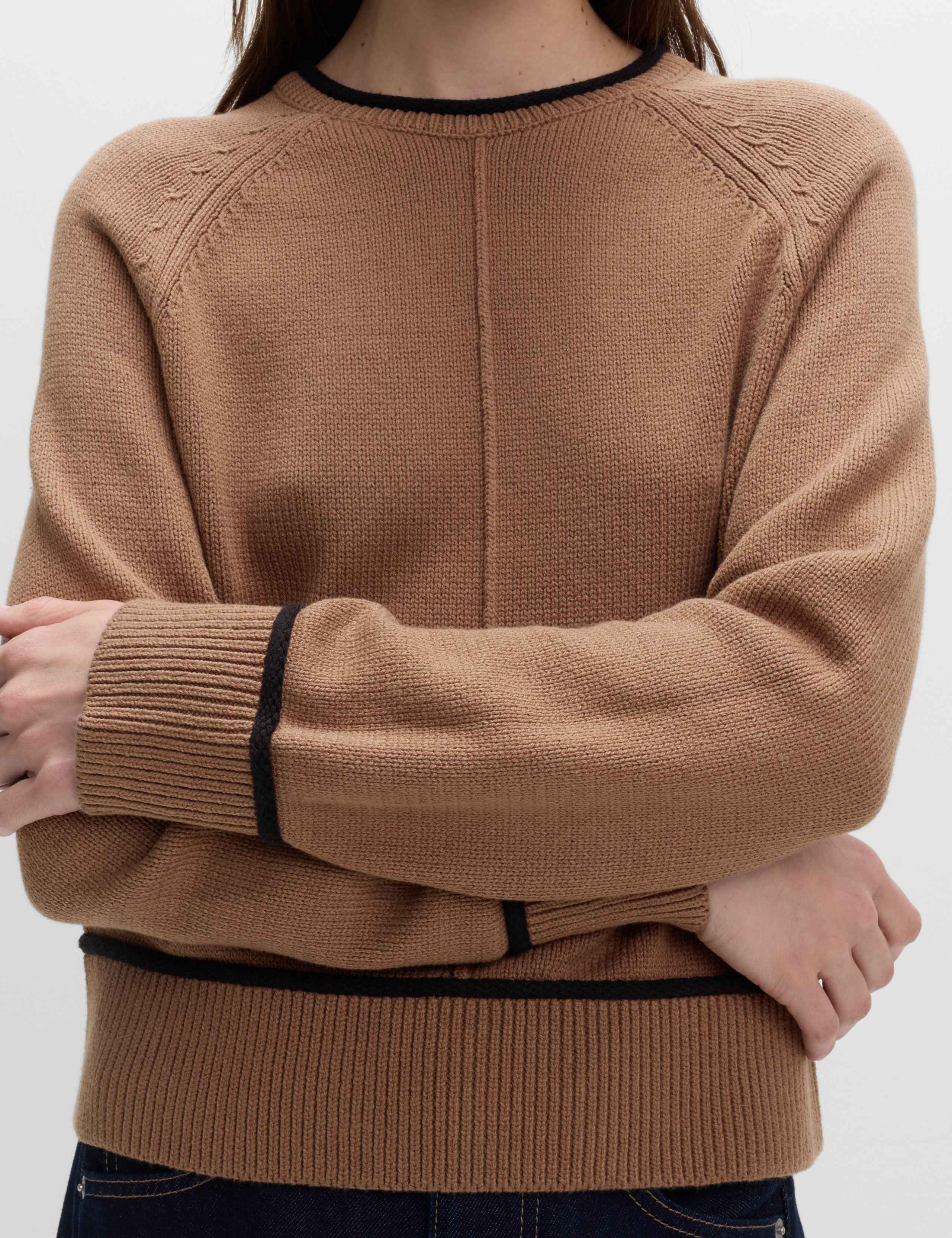 Cotton Rich Tipped Detail Jumper 6 of 6