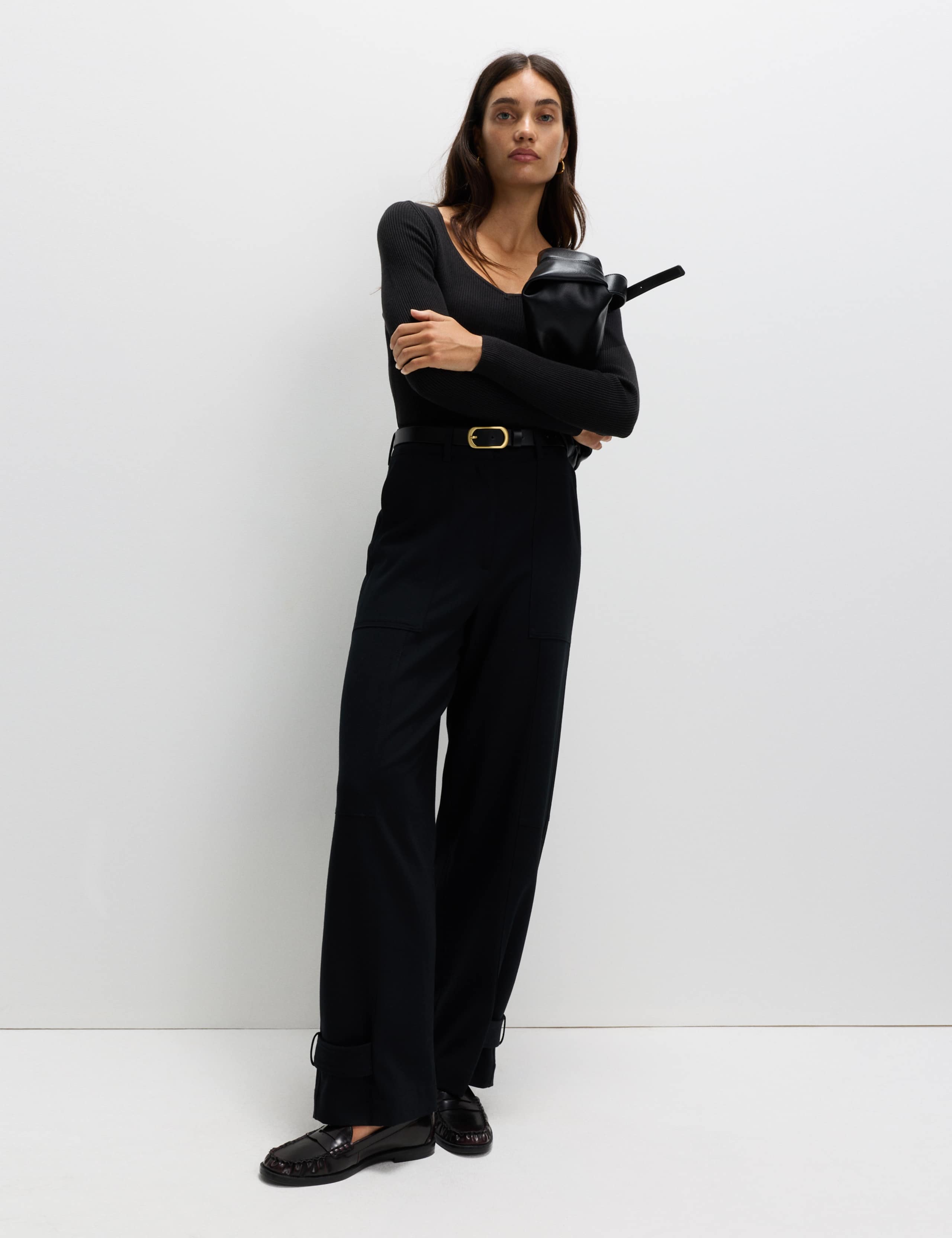 Ribbed Sweetheart Fitted Knitted Top 3 of 5