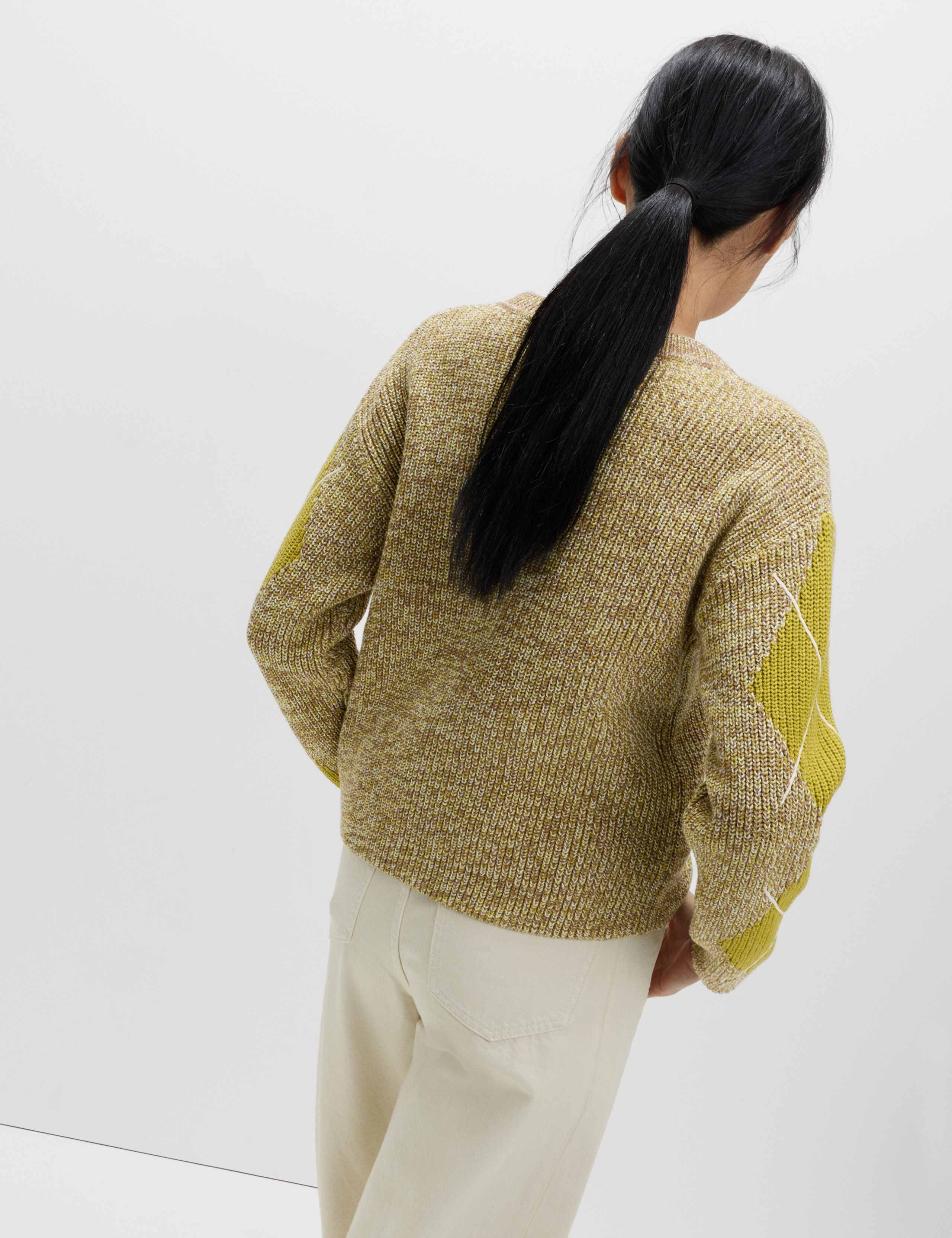 Cotton Rich Argyle Crew Neck Cardigan 5 of 5