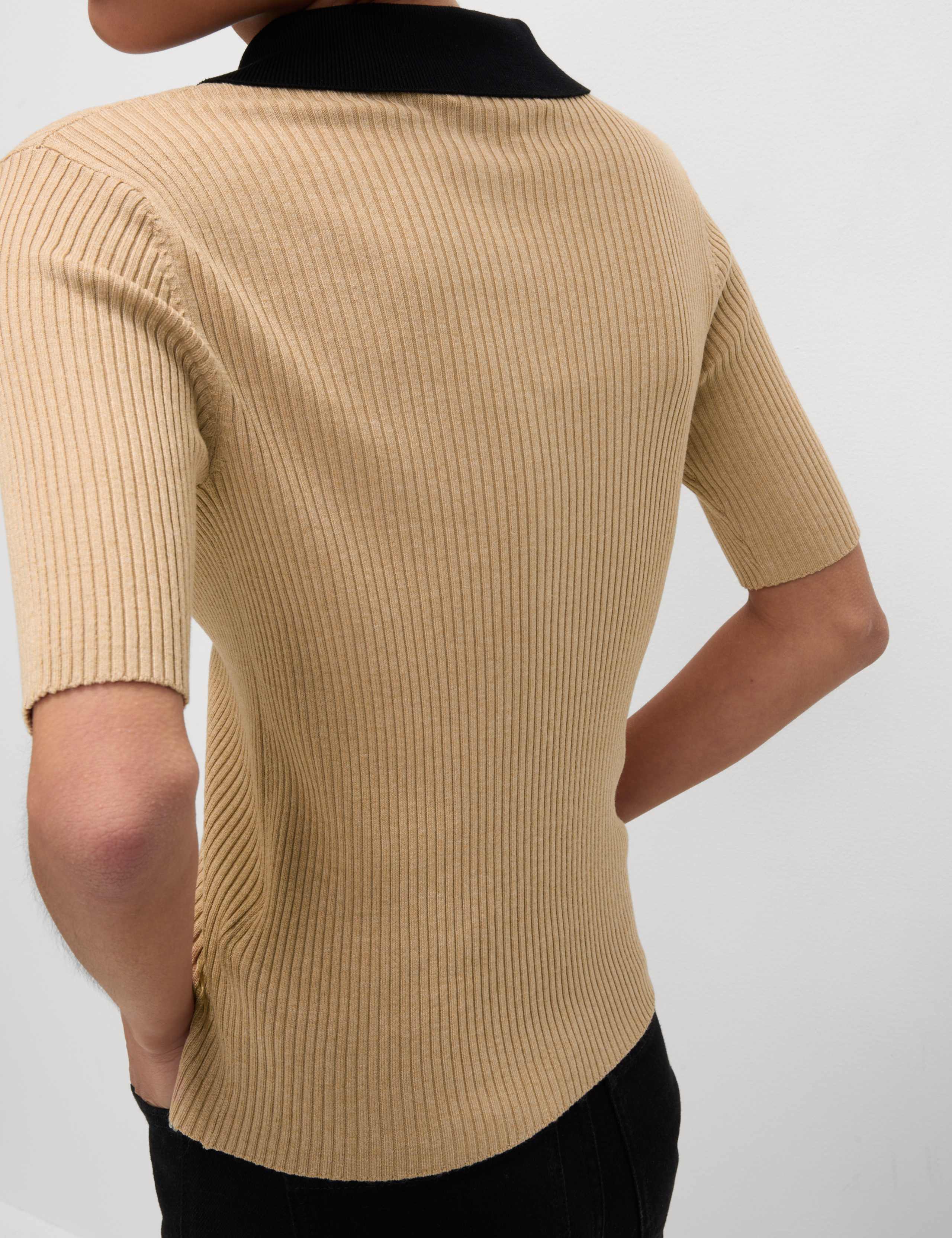 Soft Touch Collared Knitted Top 4 of 6