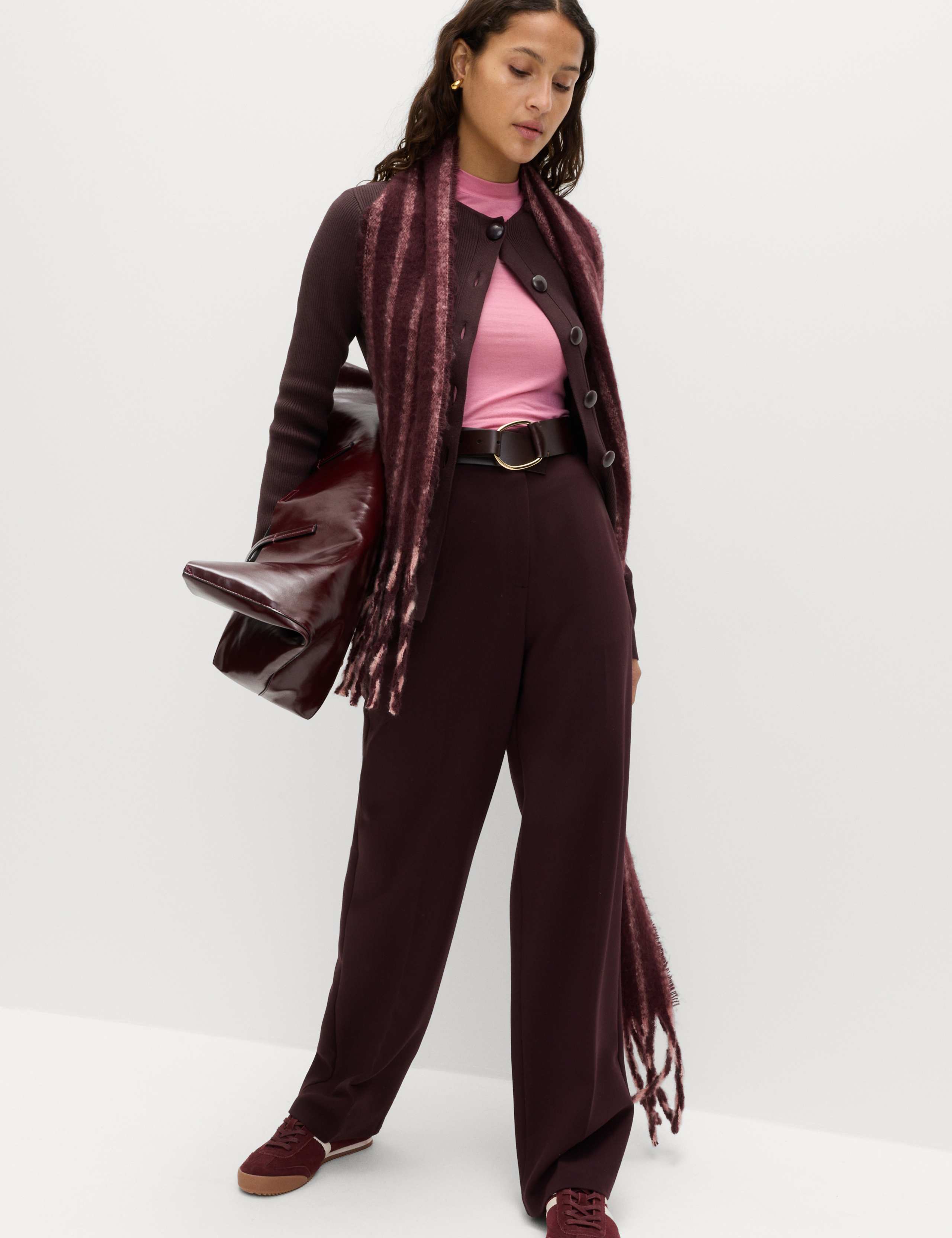 Ribbed Crew Neck Slim Fit Cardigan 4 of 6