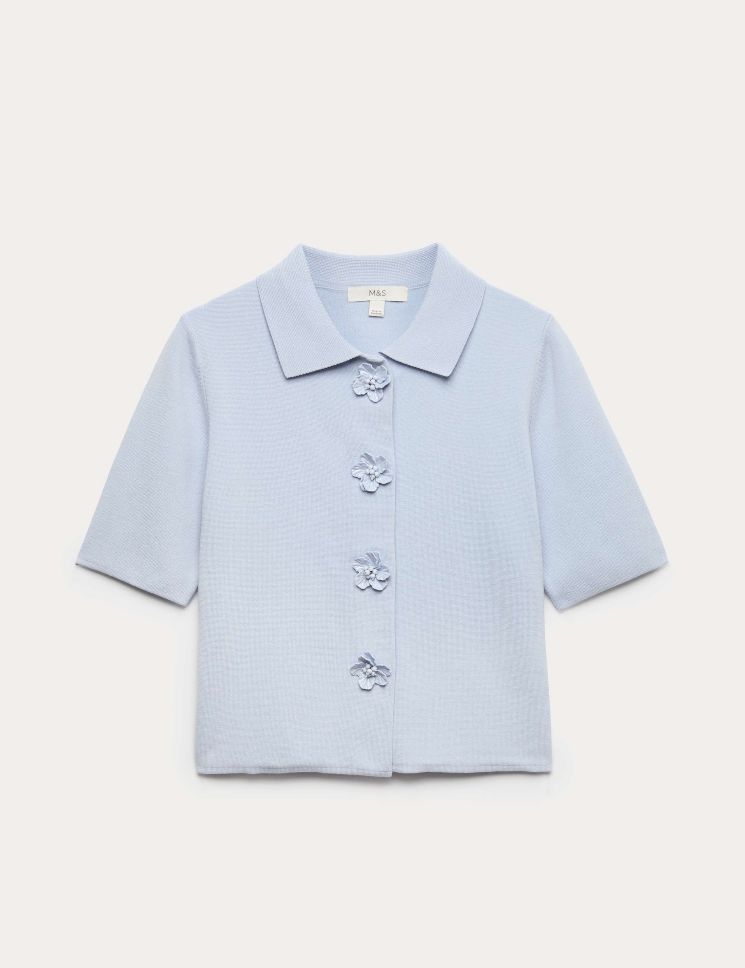 Button Detail Slim Fit Cardigan 2 of 4