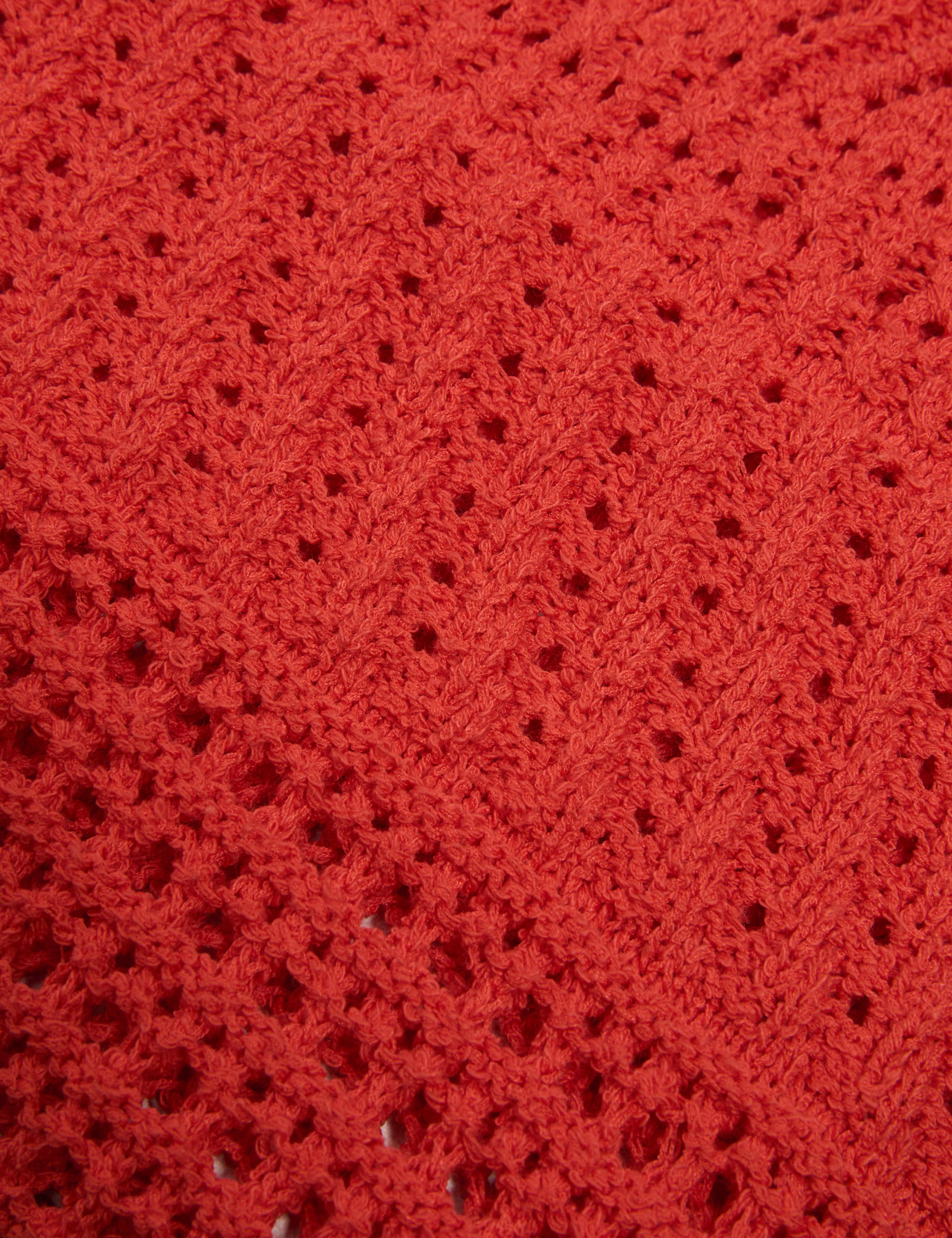 Cotton Blend Pointelle V-Neck Button Front Cardigan 6 of 6