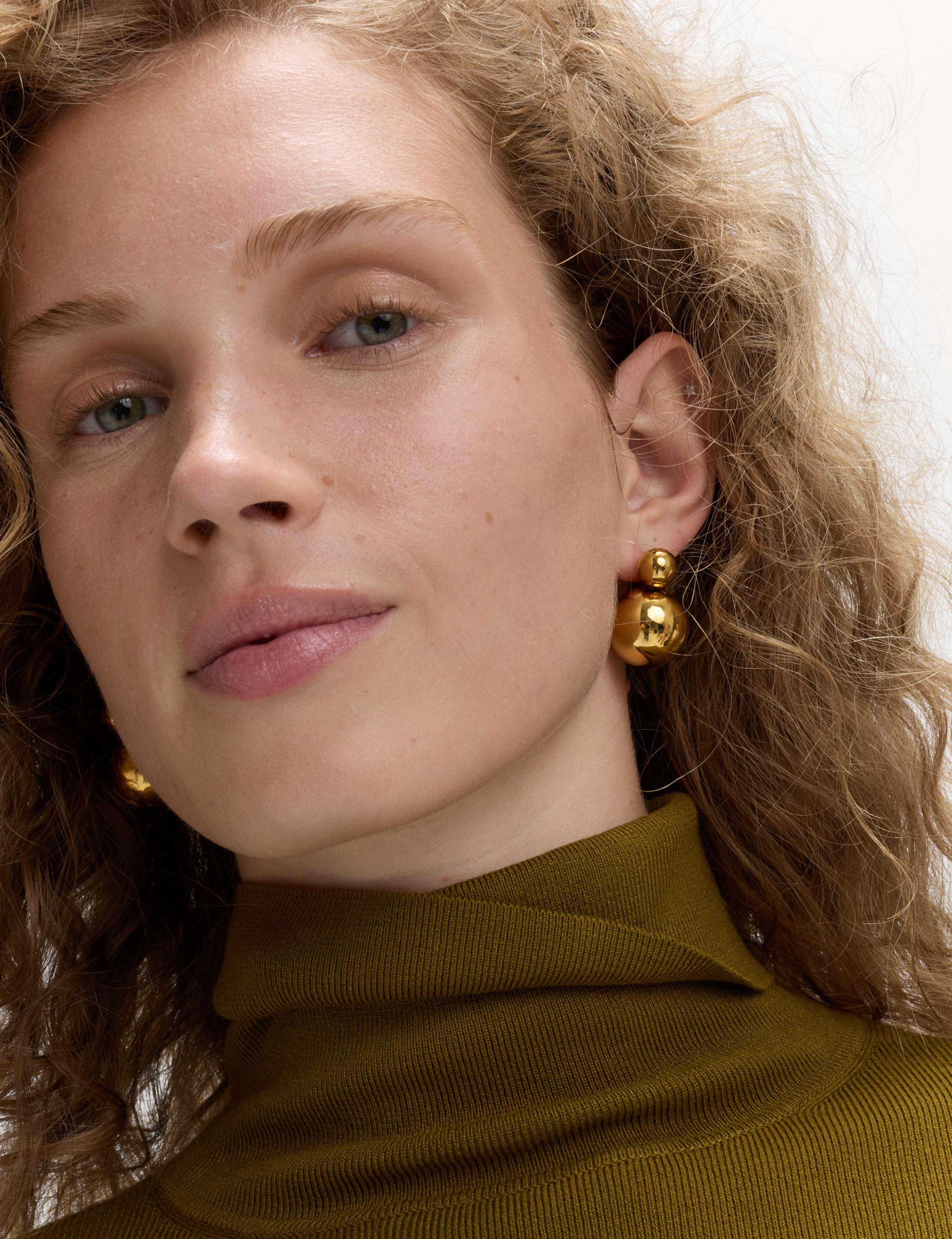 Ribbed Roll Neck Button Detail Jumper 3 of 6