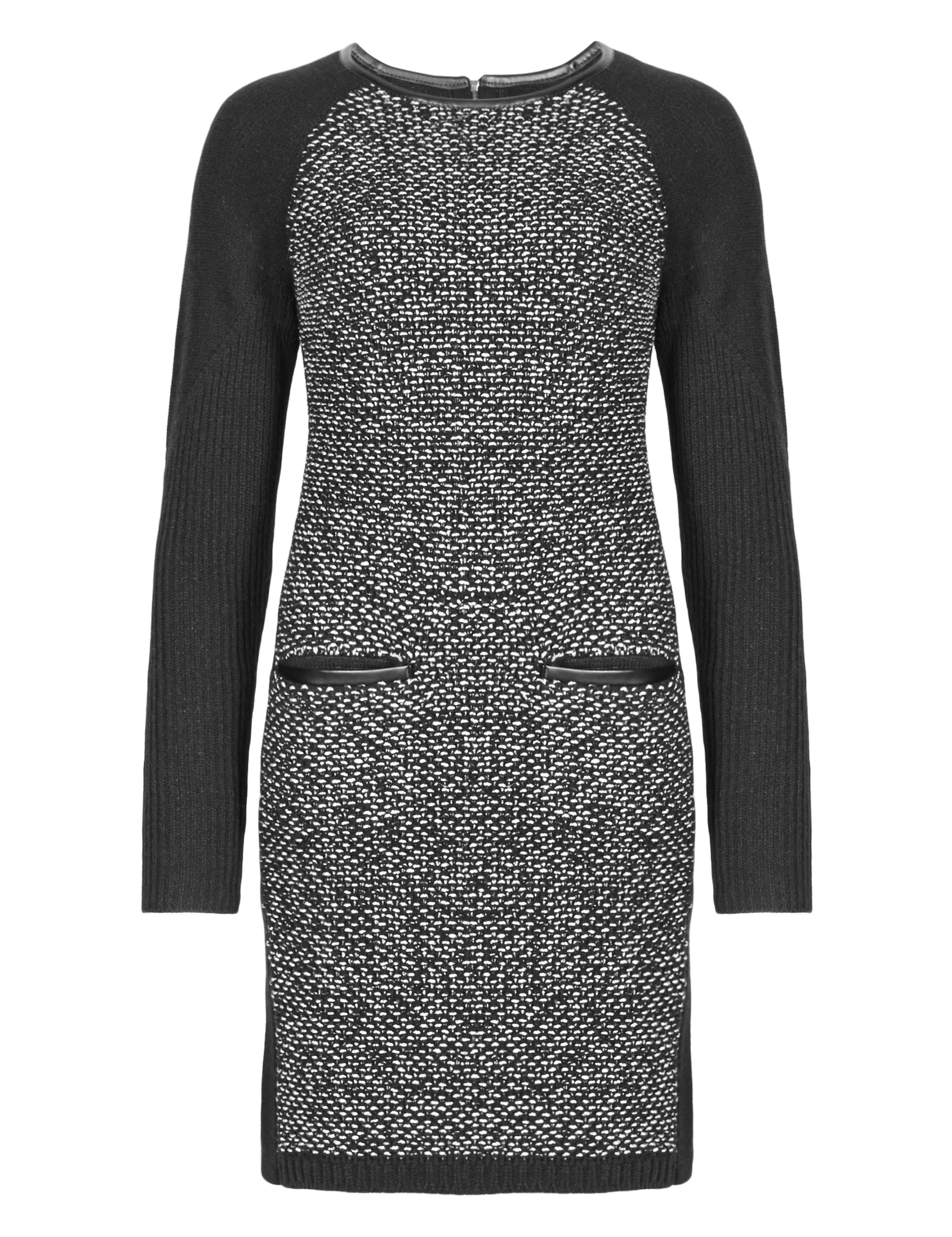 Ribbed Bardot V-Neck Jumper 2 of 3