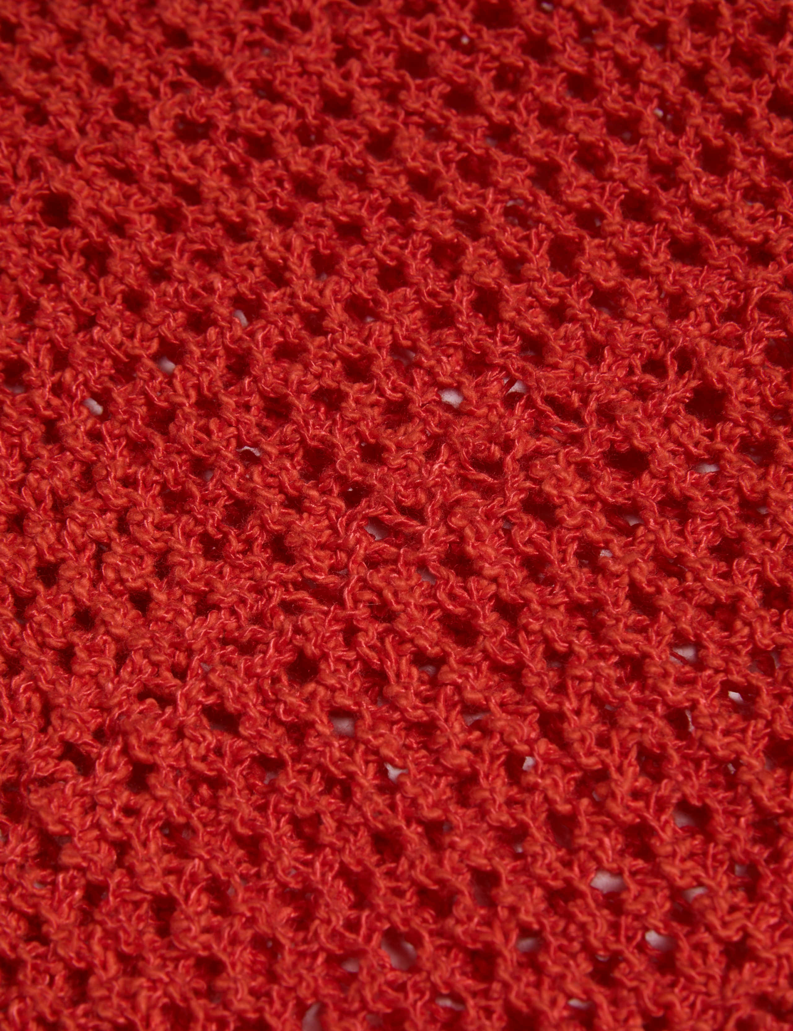 Cotton Rich Open Stitch Cropped Cardigan 6 of 6