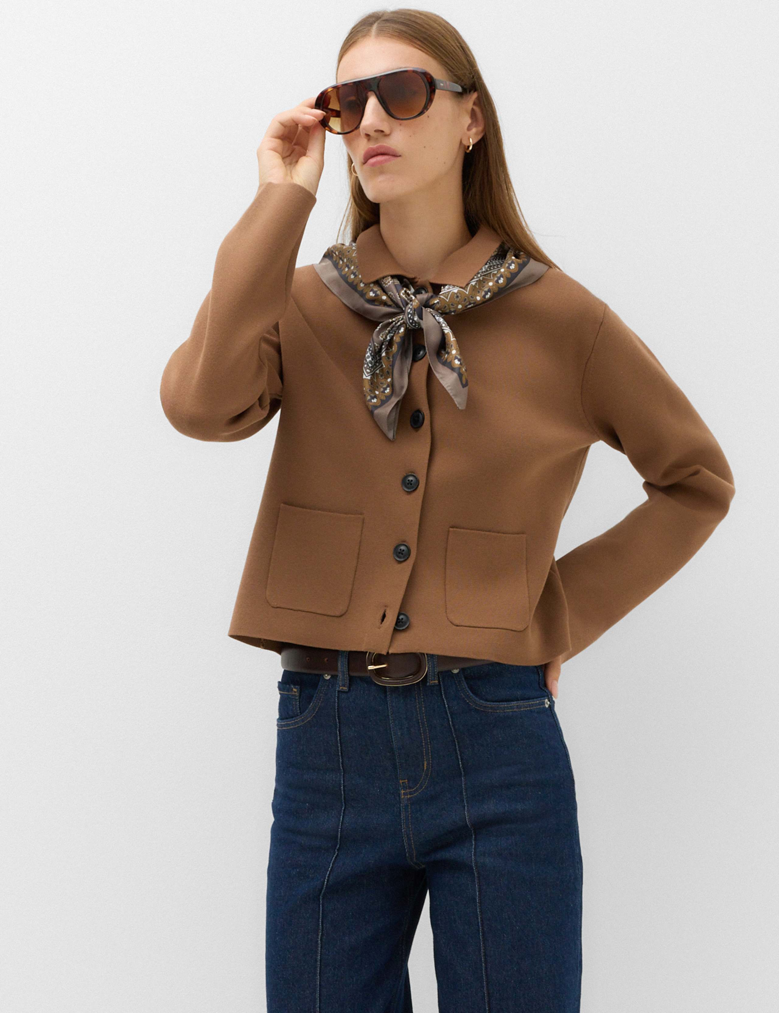 Wool Rich Collared Pocket Detail Jacket 1 of 7