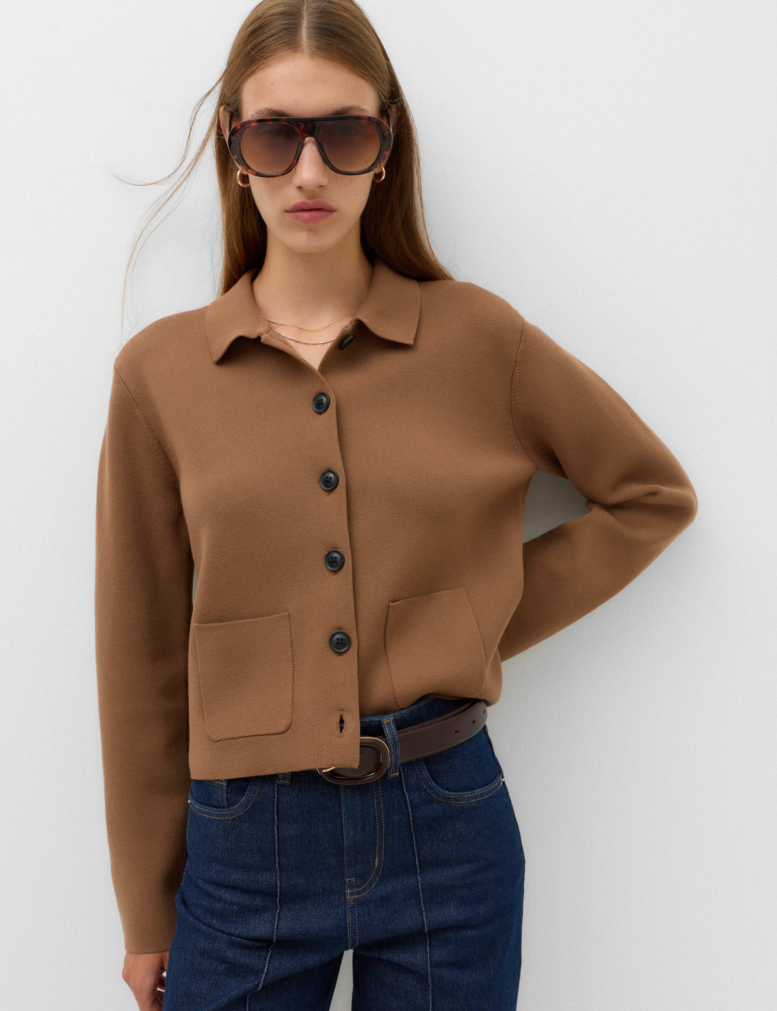 Wool Rich Collared Pocket Detail Jacket 3 of 7